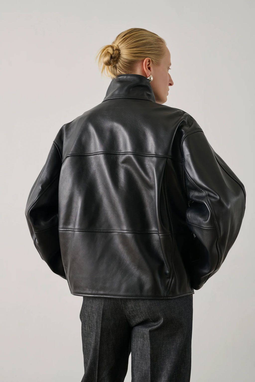 Gamma leather jacket