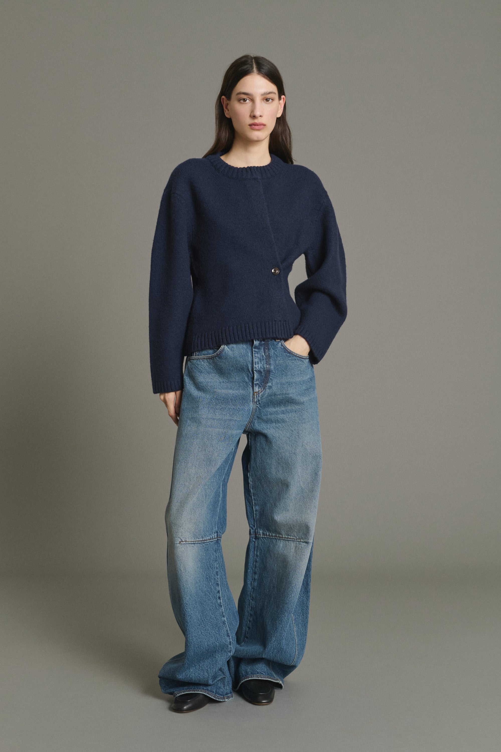 Wool cardigan galileo