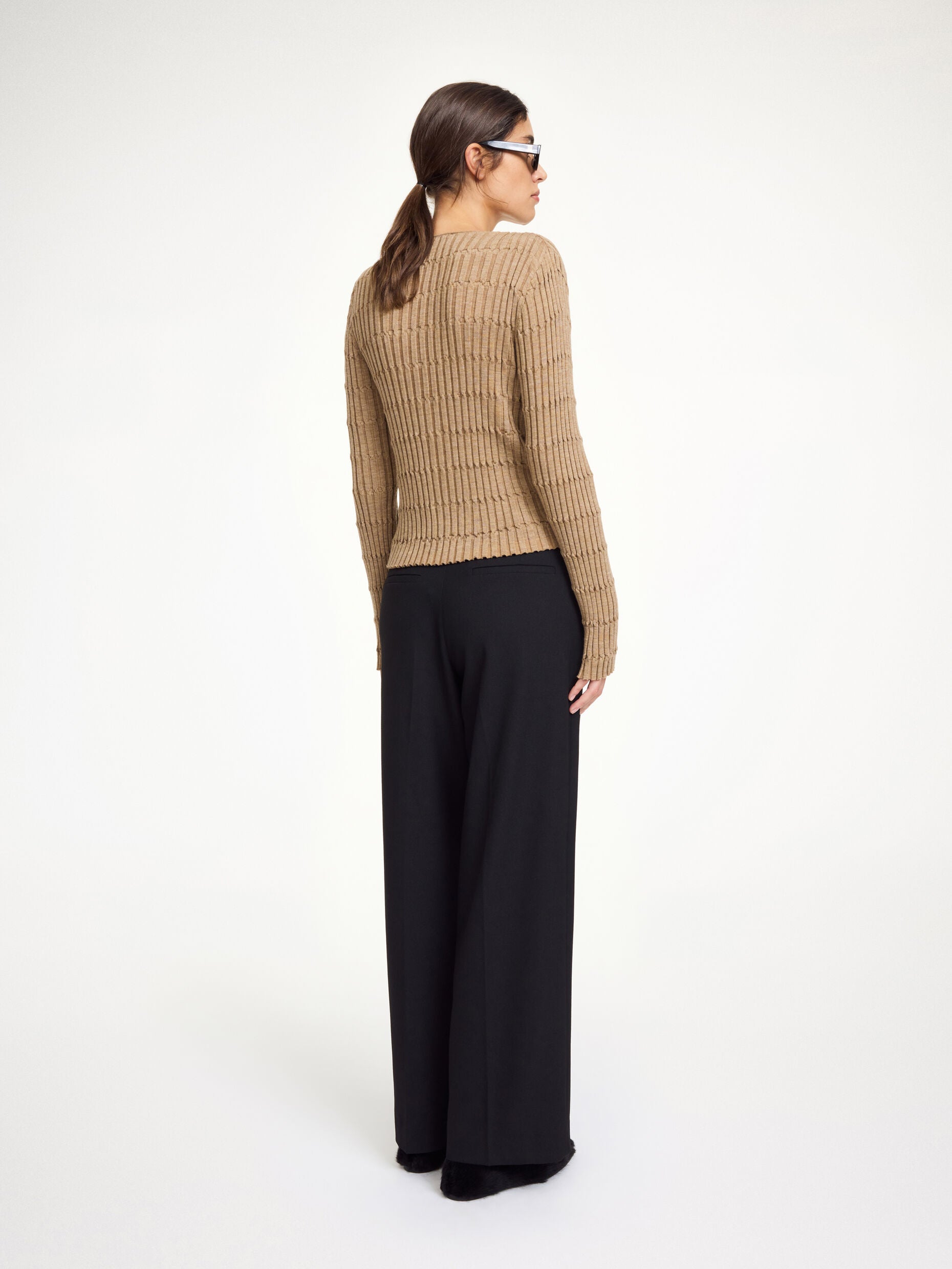 Elsa wide-leg trousers
