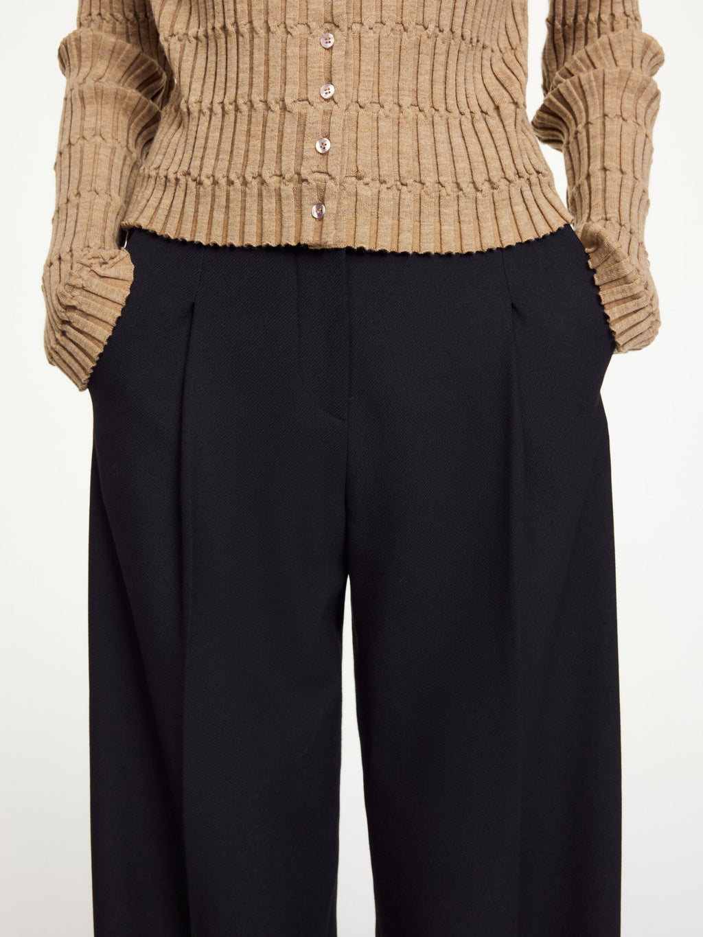 Elsa wide-leg trousers