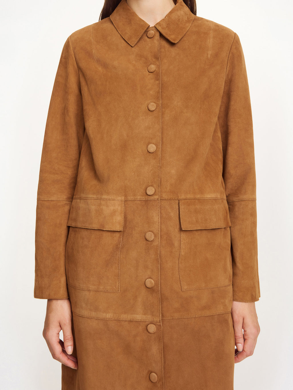 Jannie suede maxi jacket