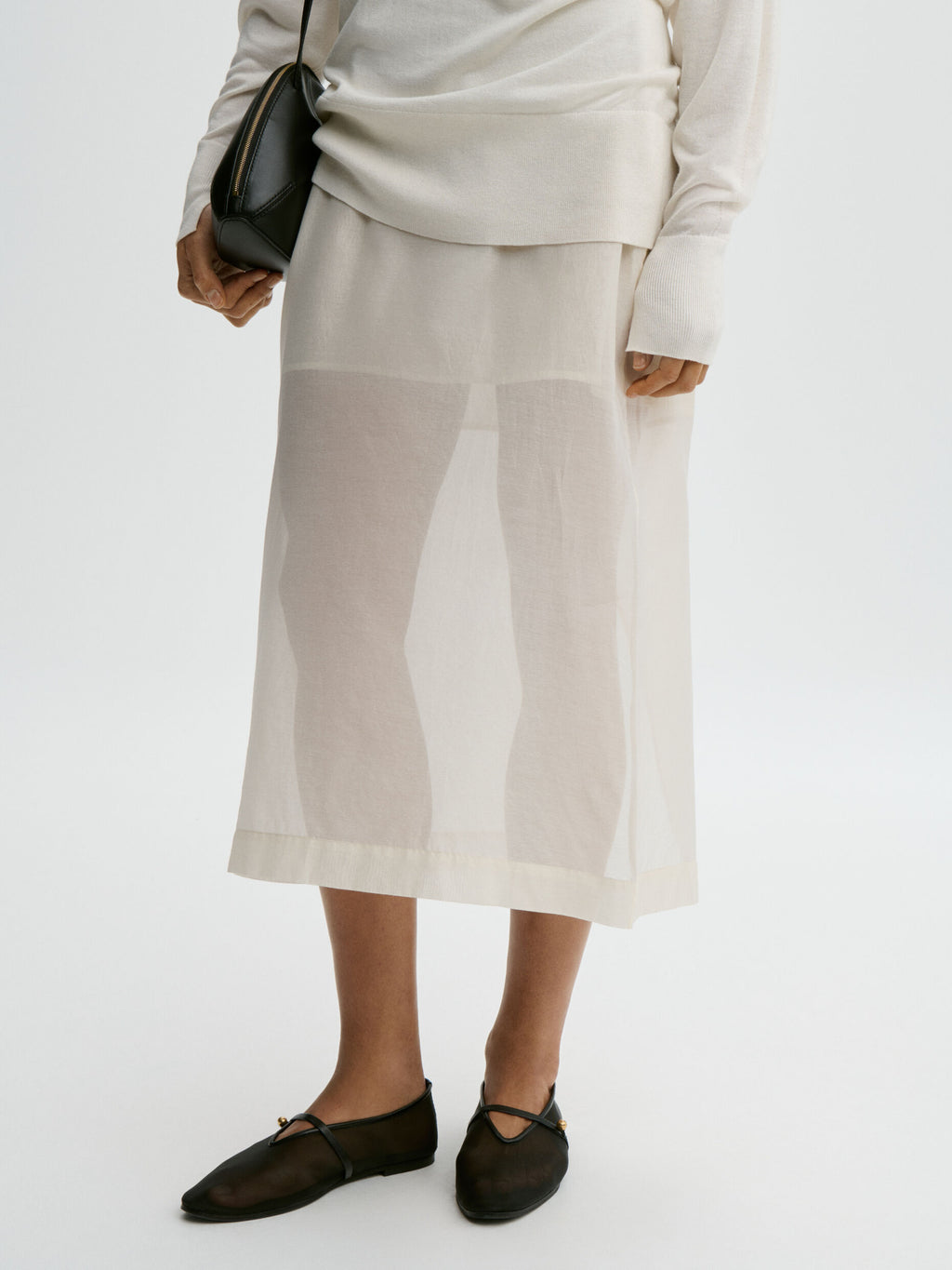 Esta silk organza skirt