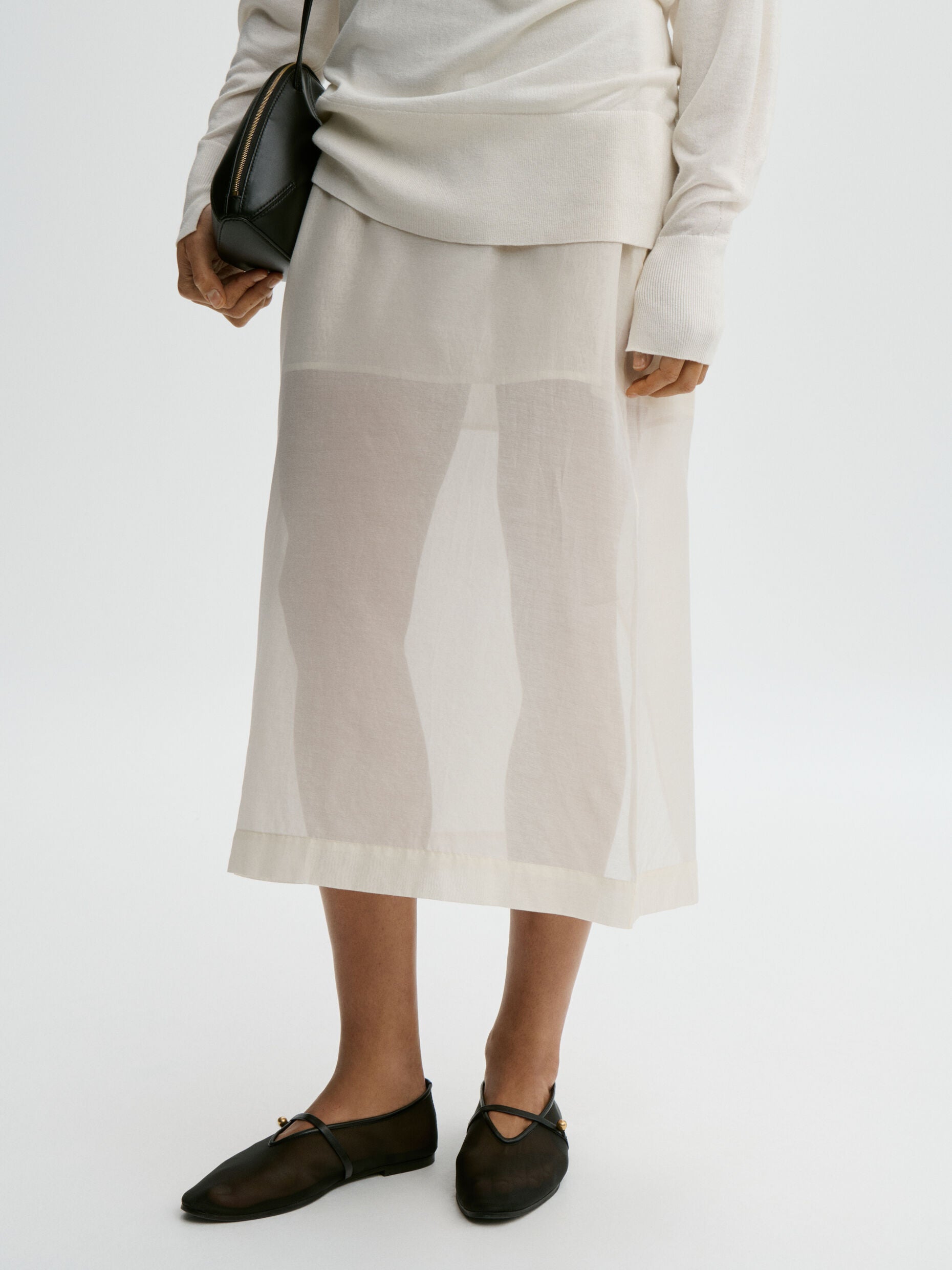 Esta silk organza skirt