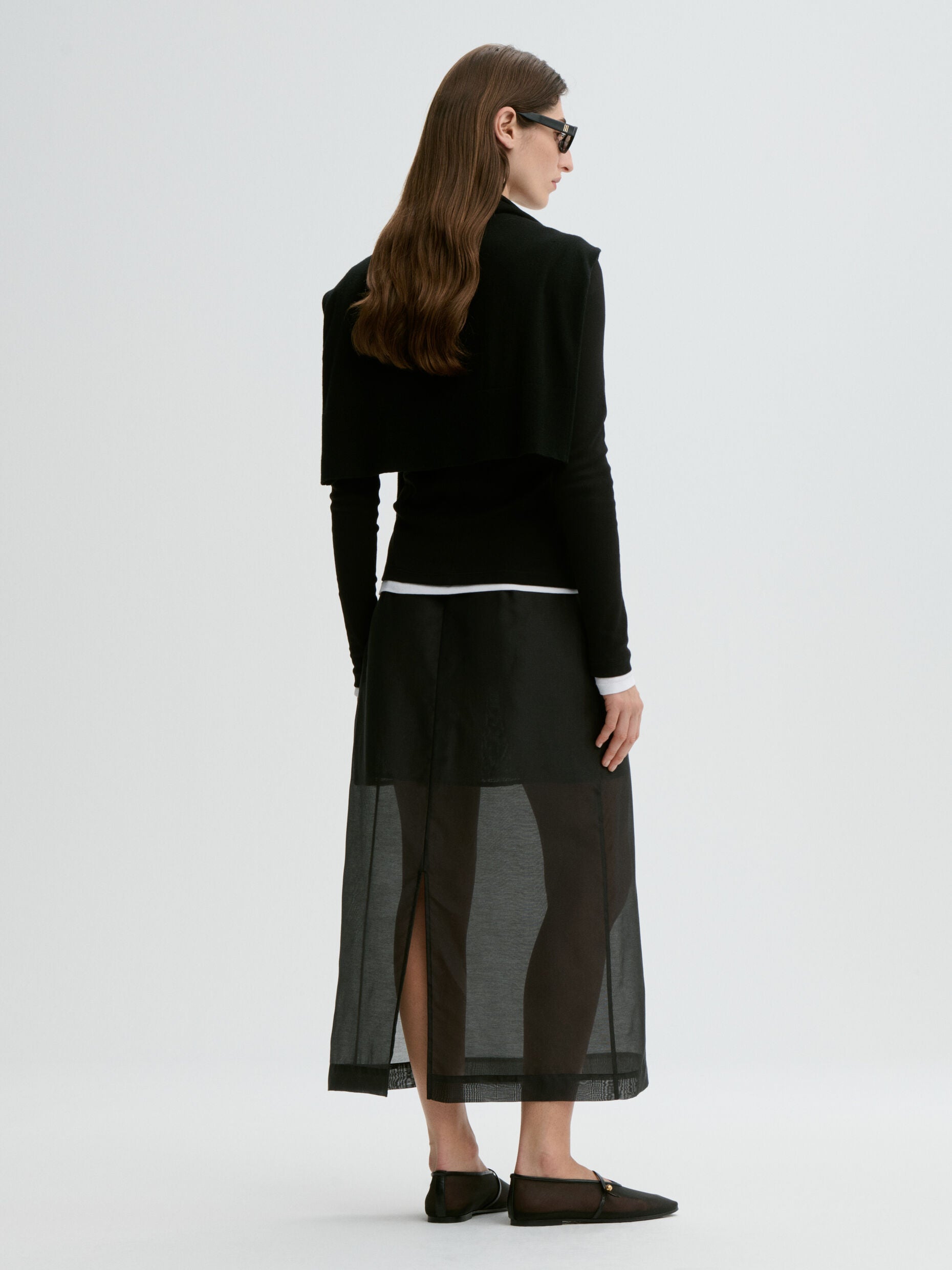 Esta silk organza skirt