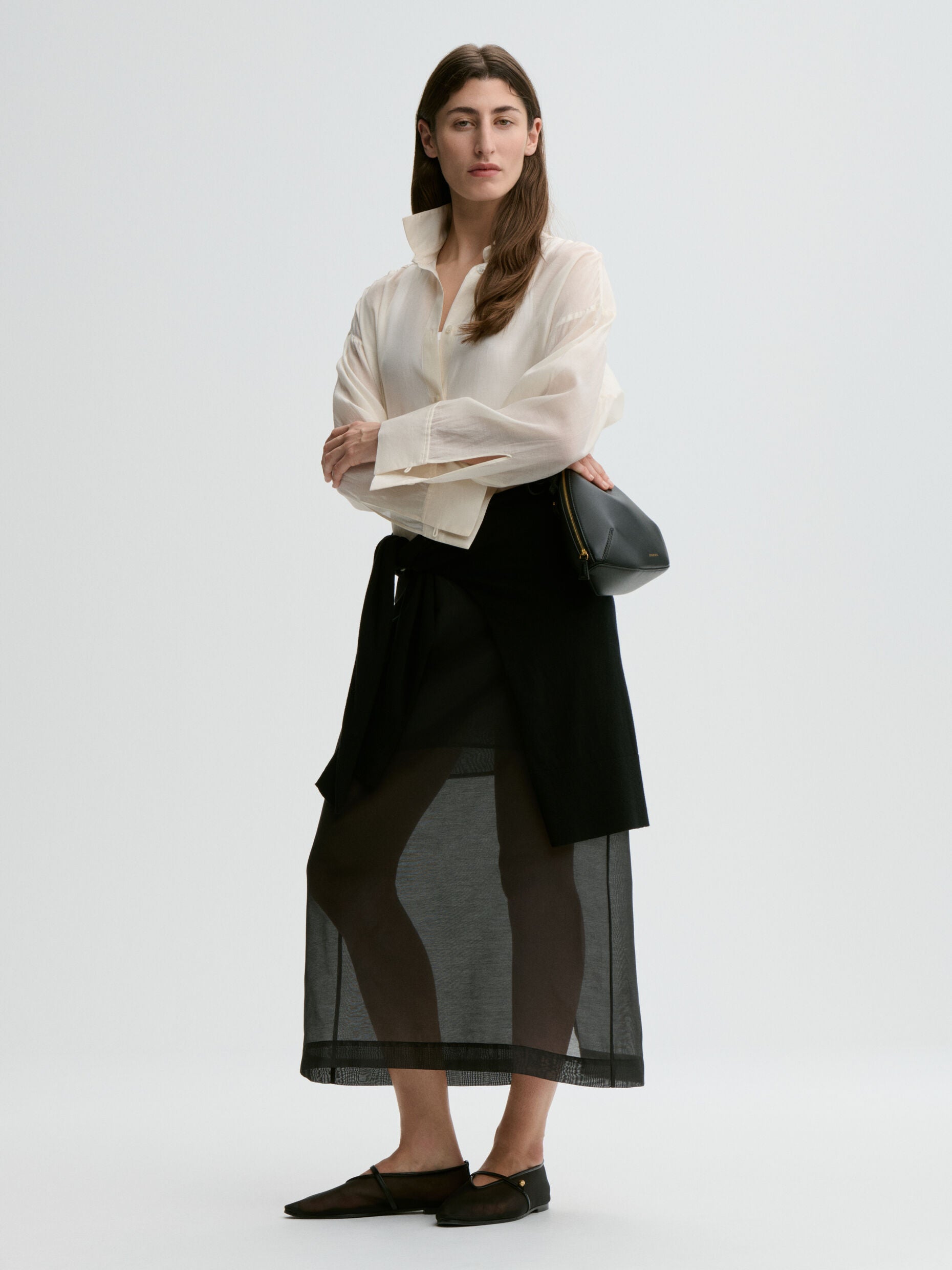 Derris Silk Organza Shirt