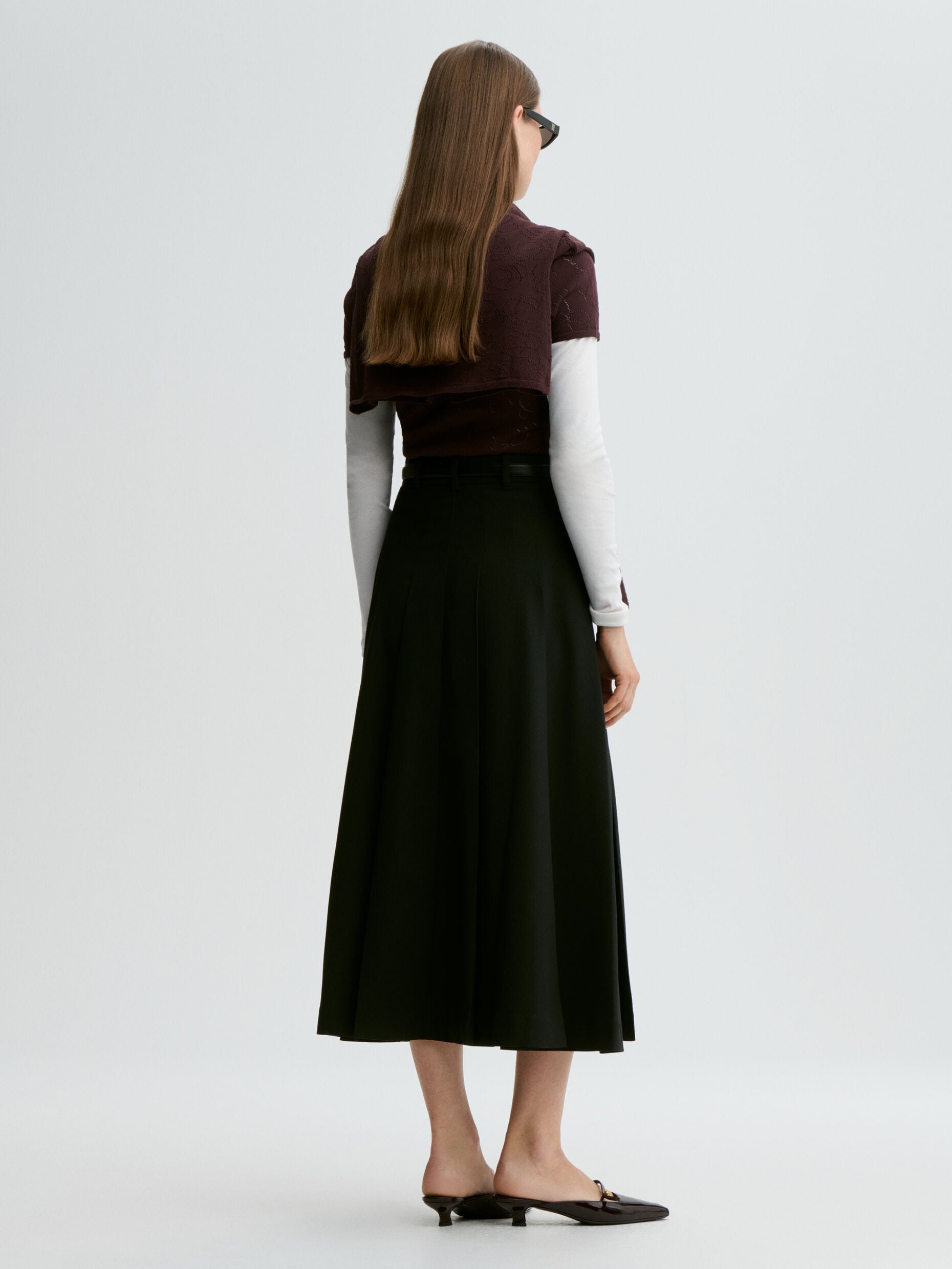 Edena midi skirt