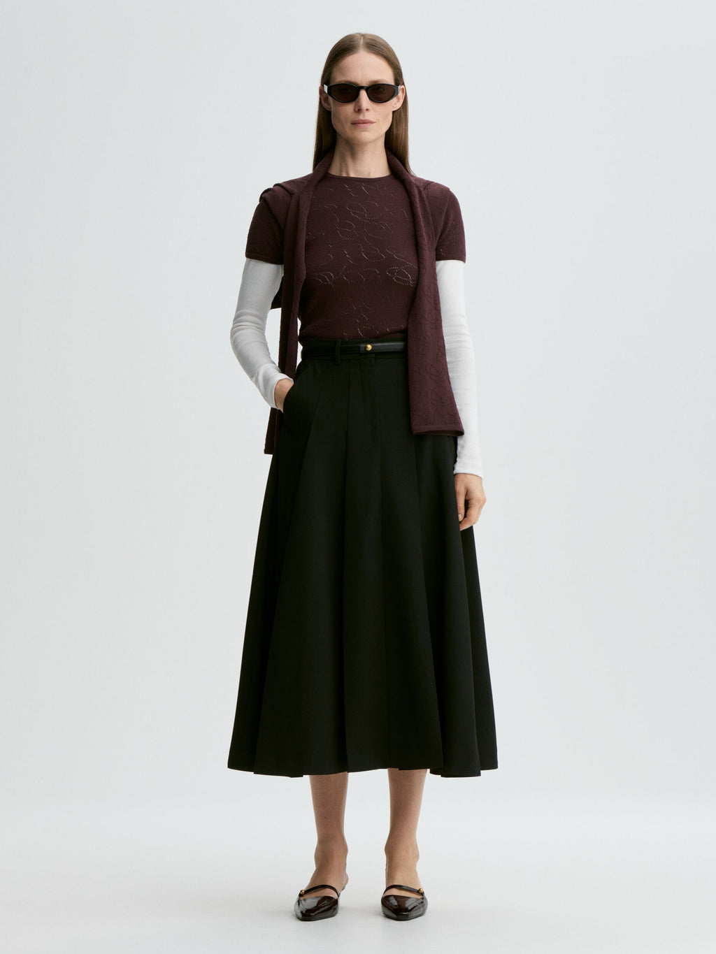 Edena midi skirt