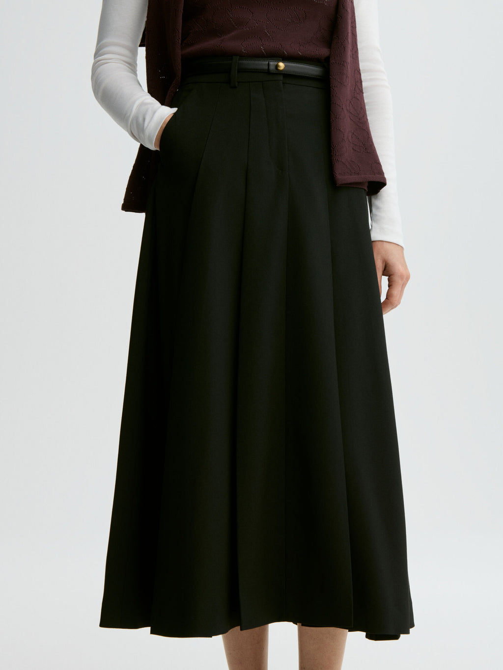 Edena midi skirt
