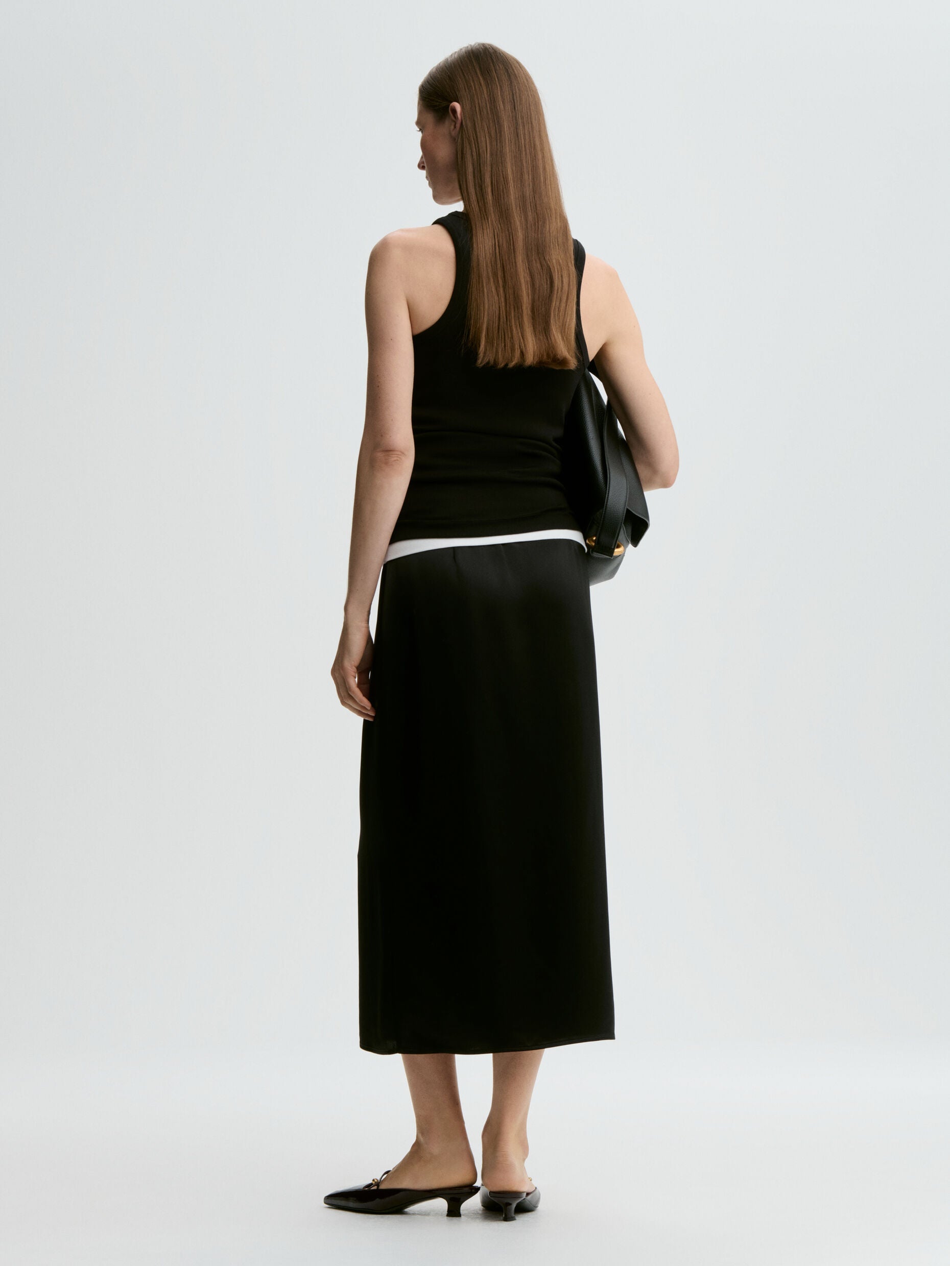 Pacia Satin Skirt