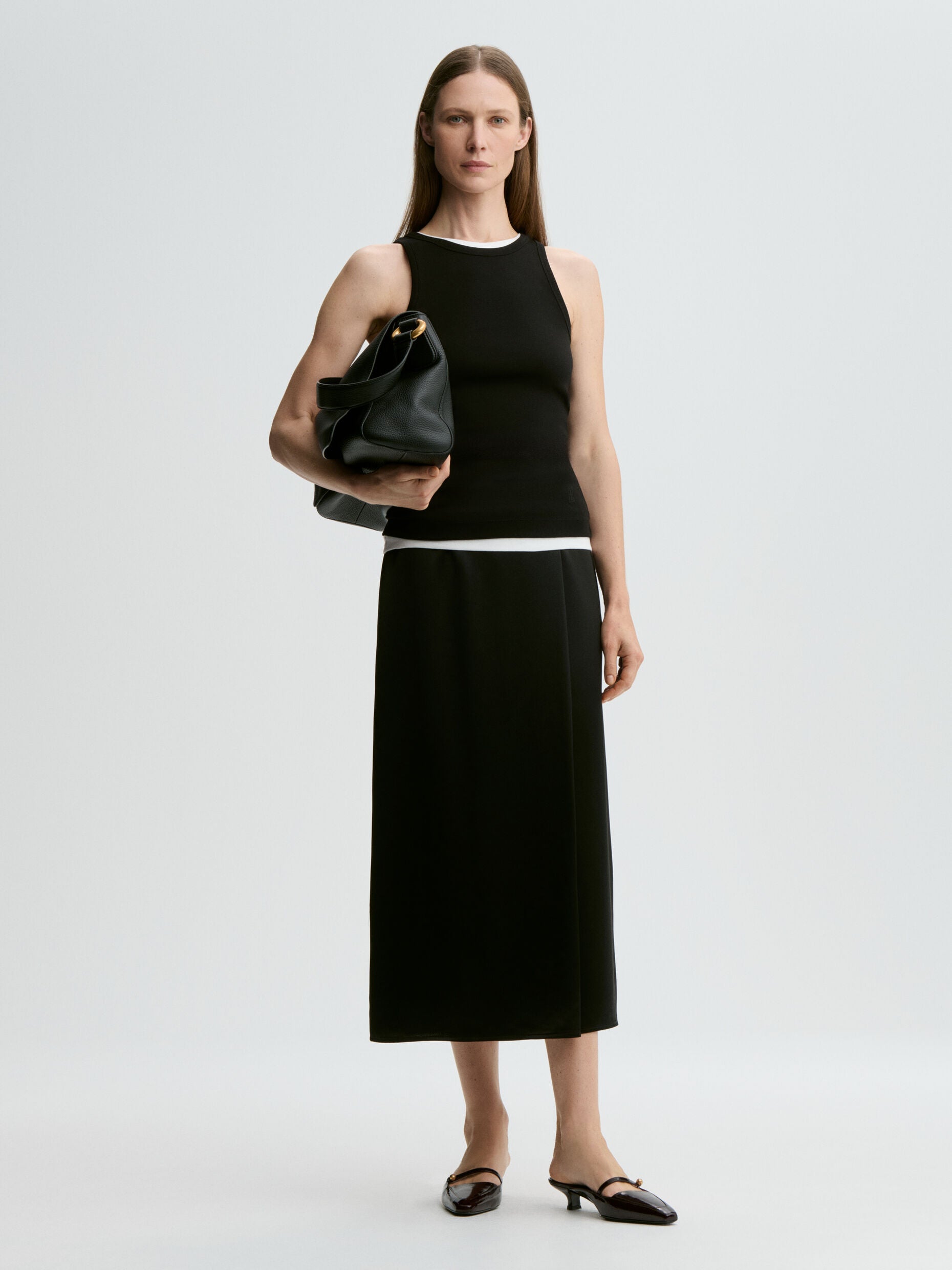 Pacia Satin Skirt