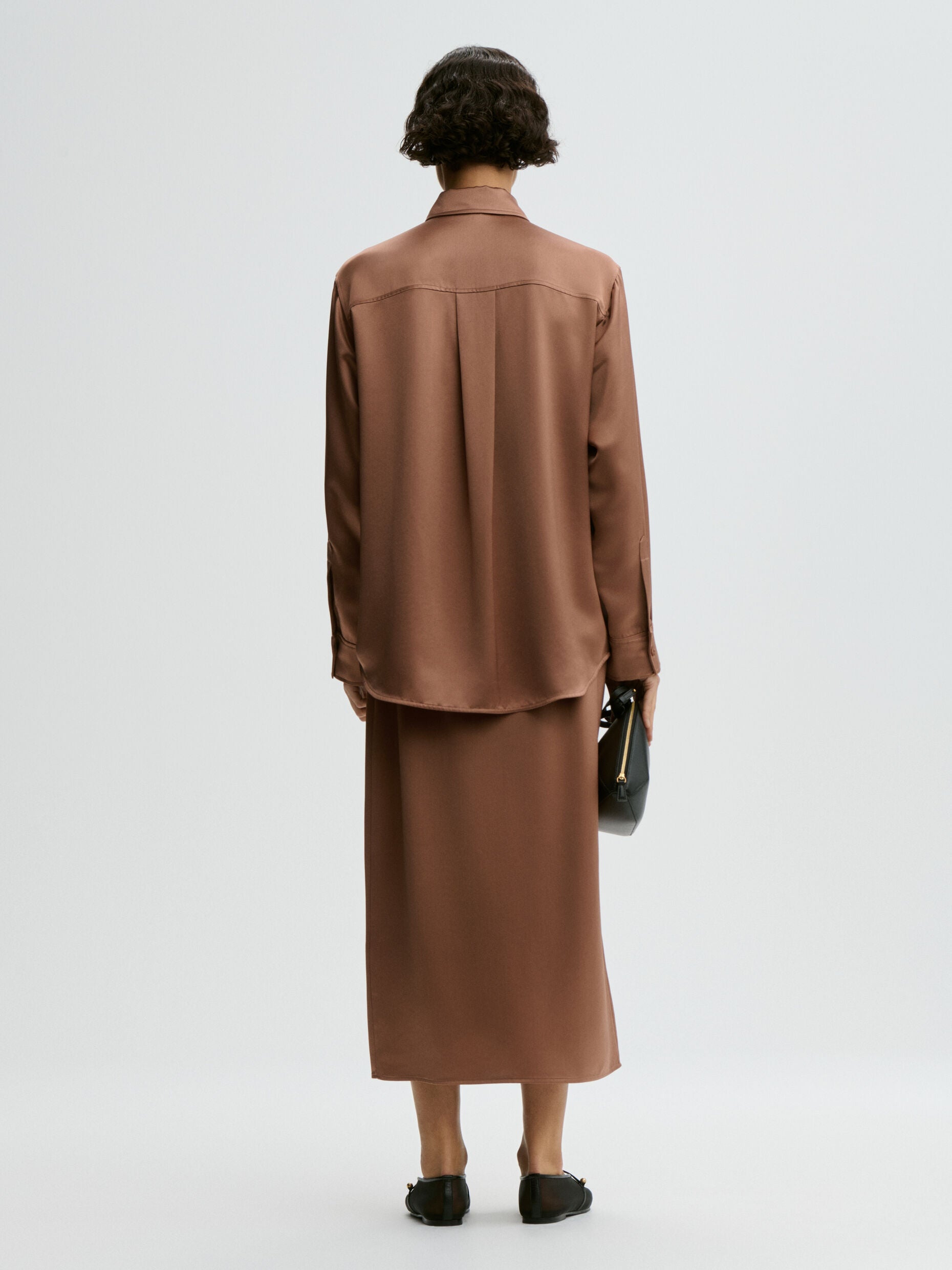 Pacia Satin Skirt