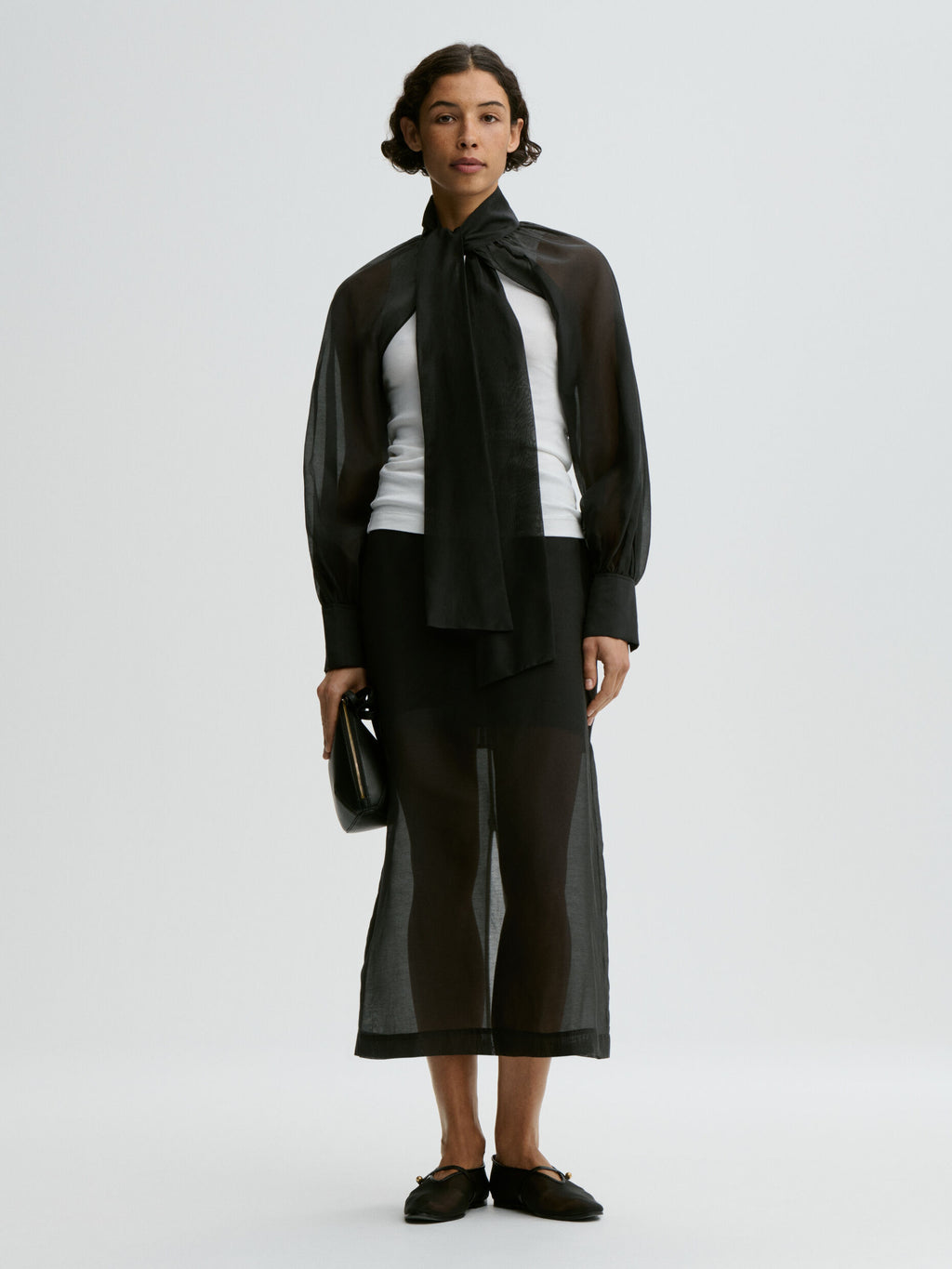 Canny Silk Bolero Top