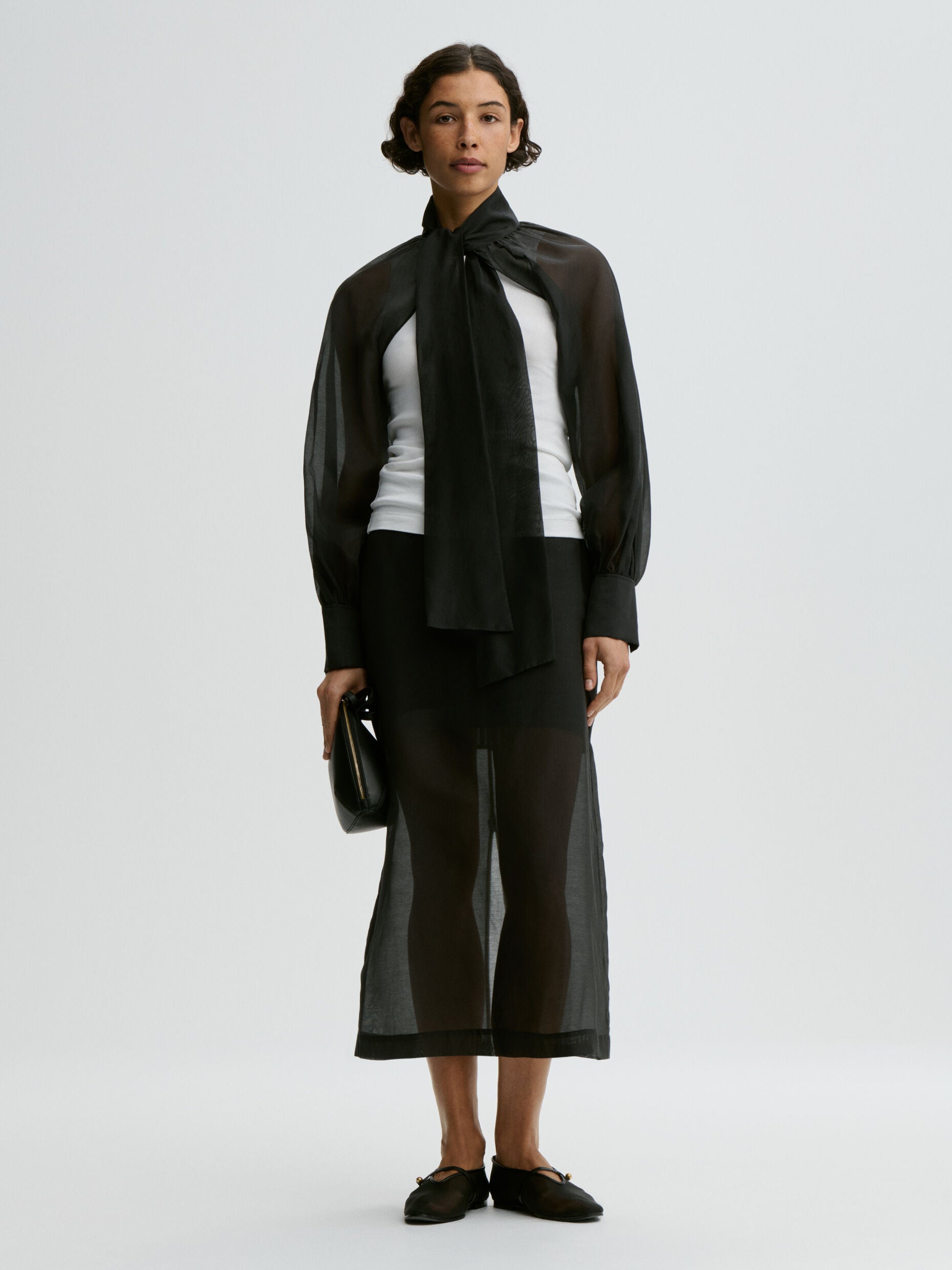 Canny Silk Bolero Top