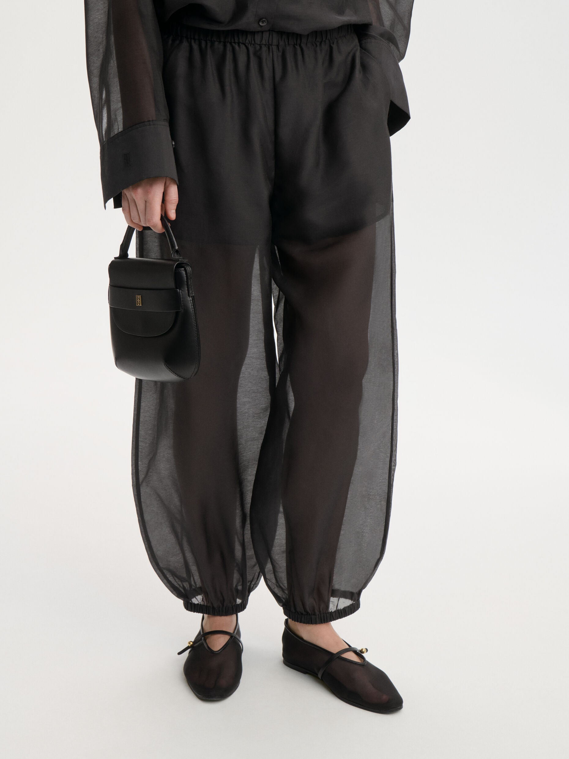 Lumas Silk Organza Trousers