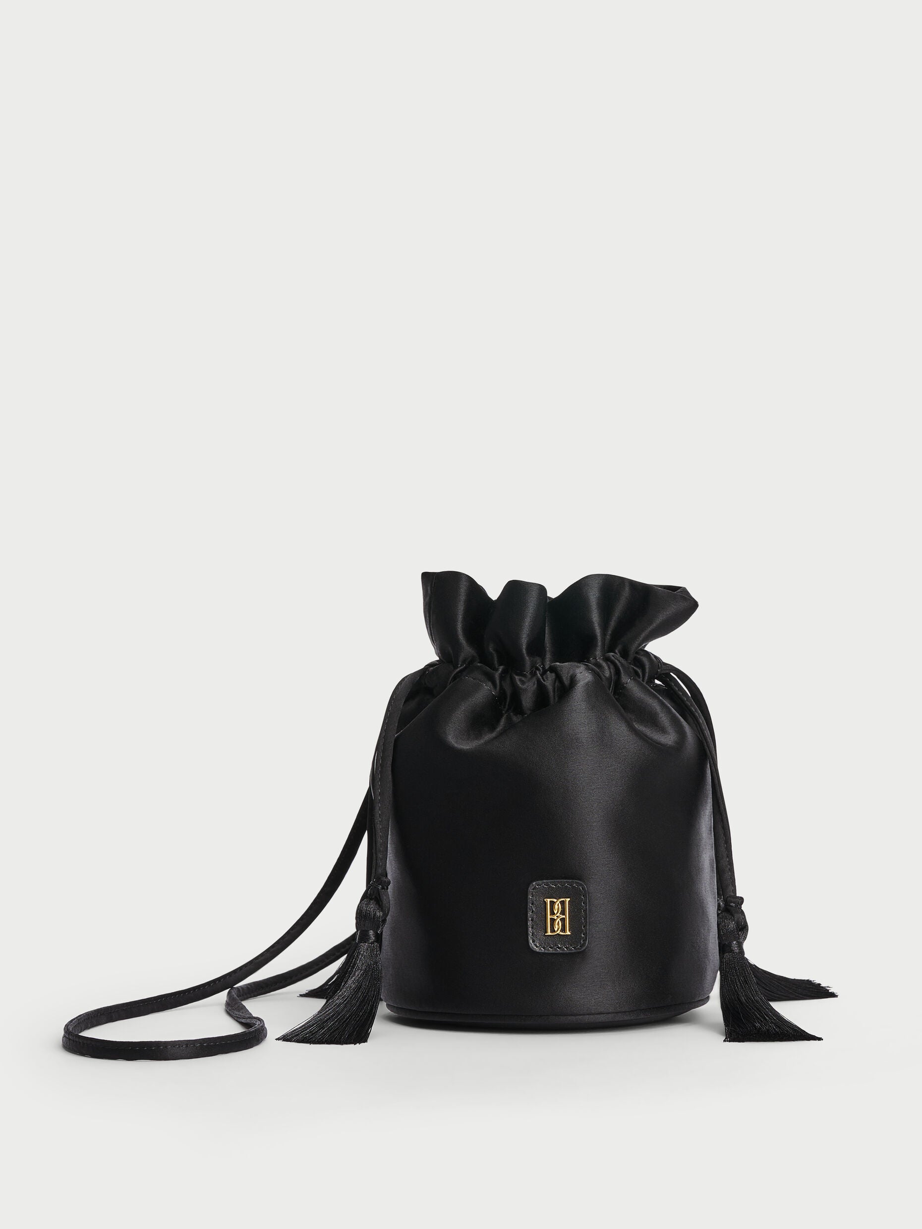 Landinna satin bucket bag