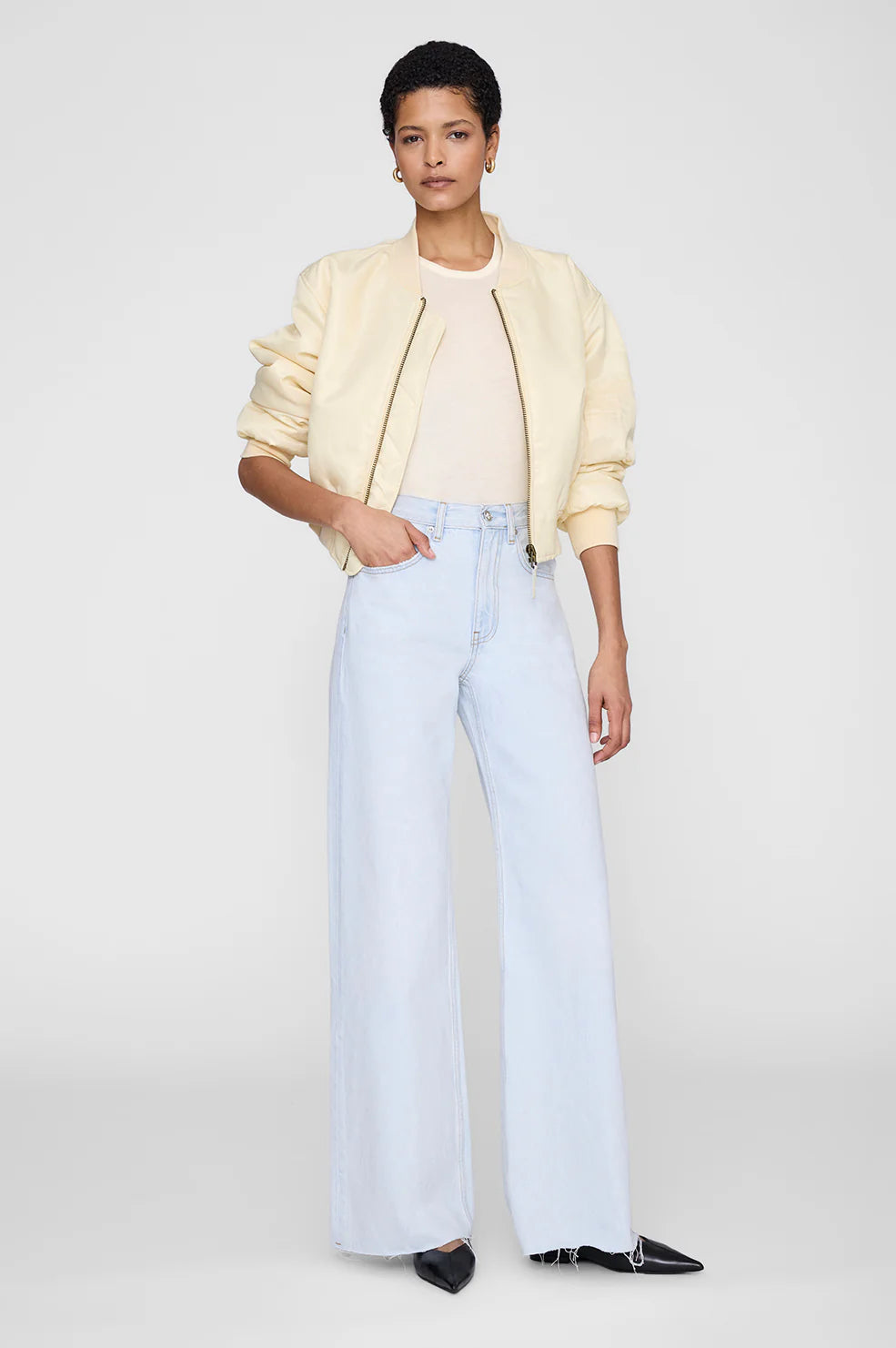 Cropped leon bomber
