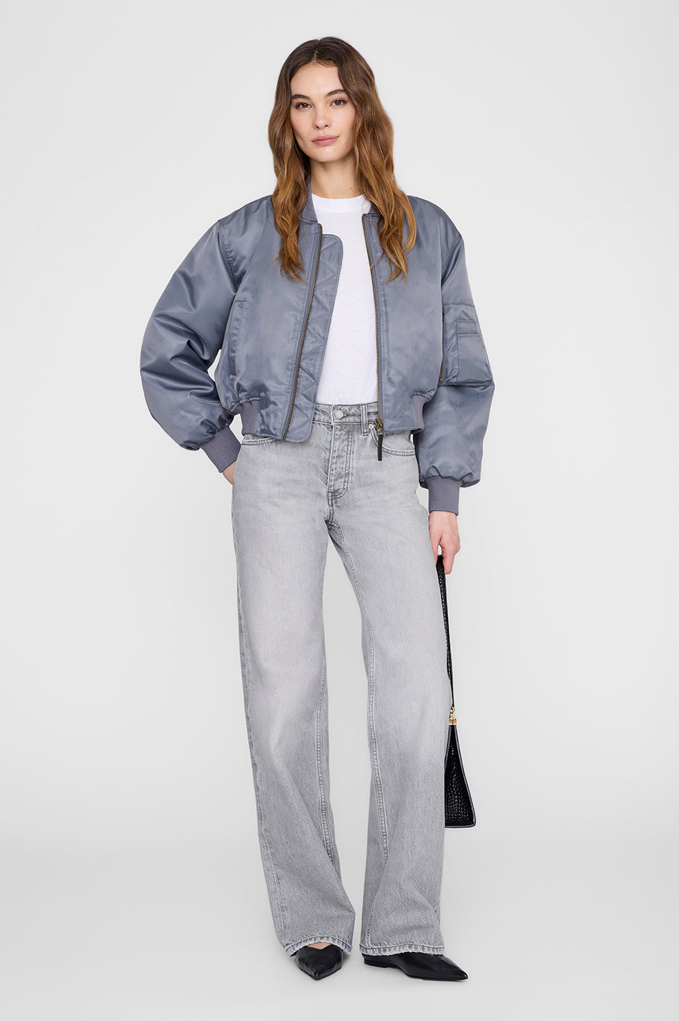 Cropped leon bomber