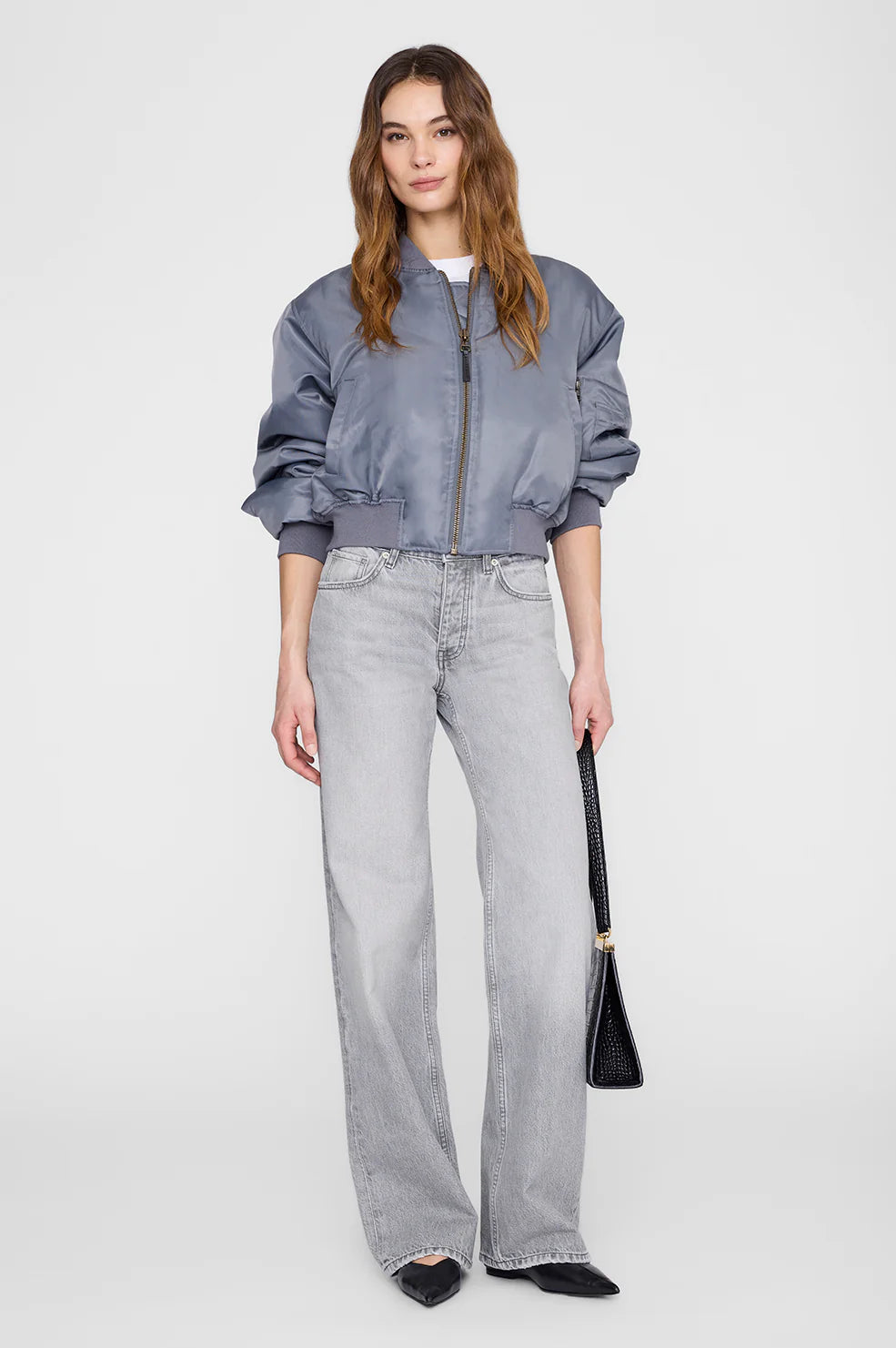 Cropped leon bomber