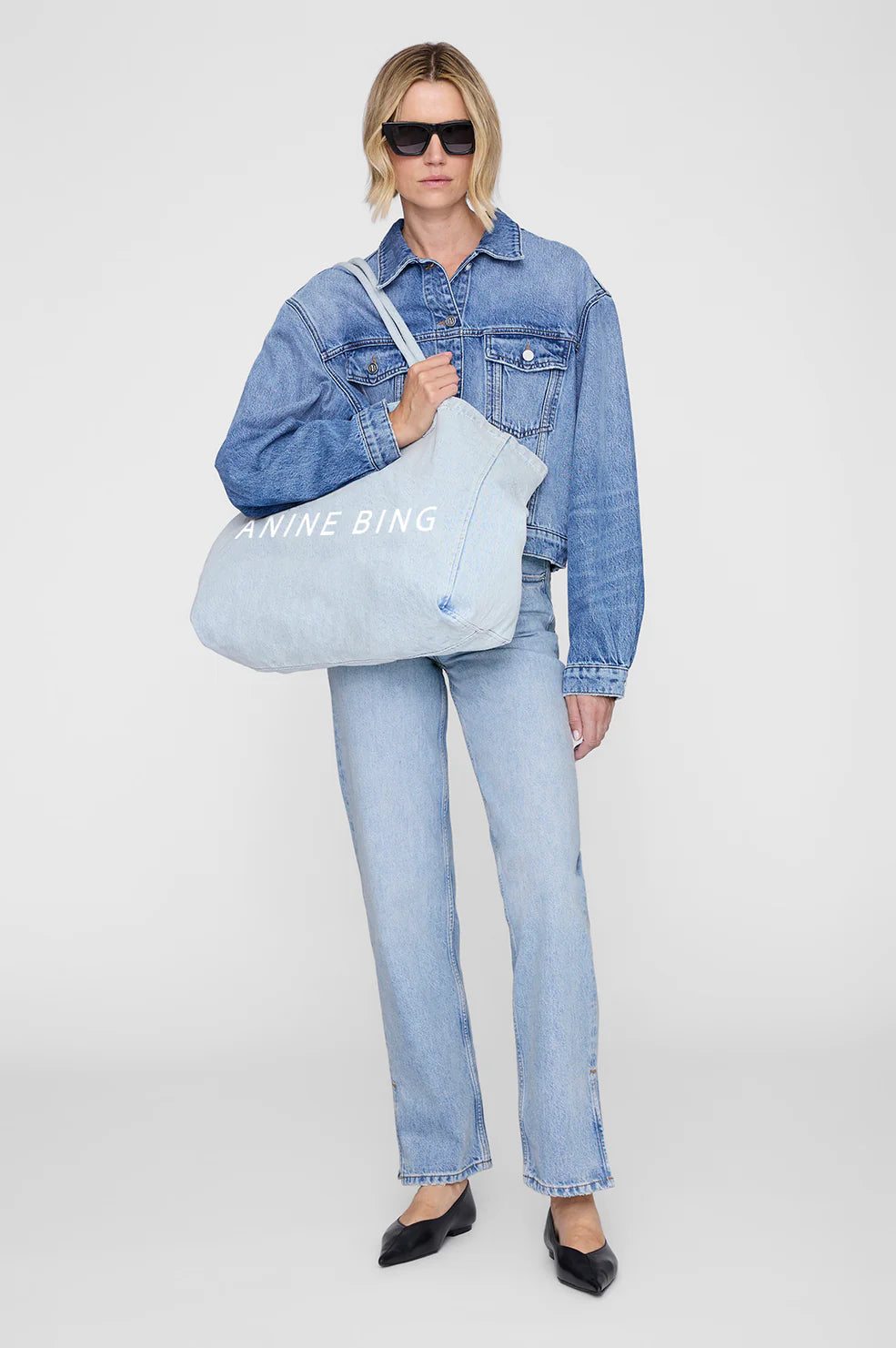 LEO DENIM TOTE