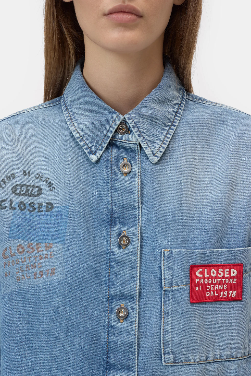 Oversized Denim Shirt