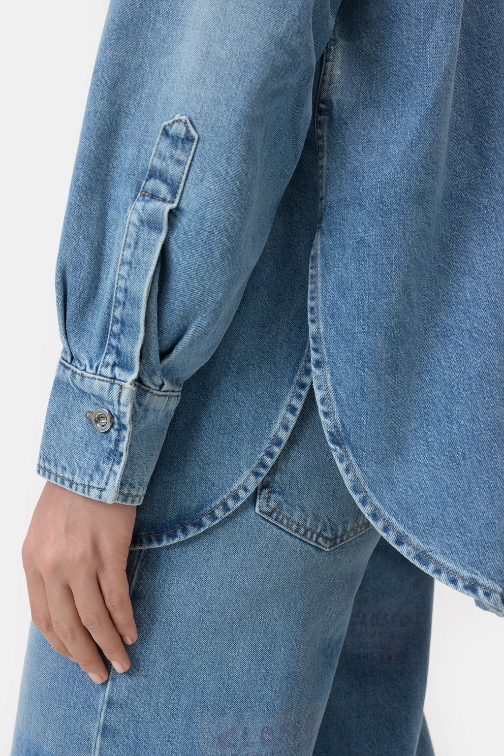 Oversized Denim Shirt