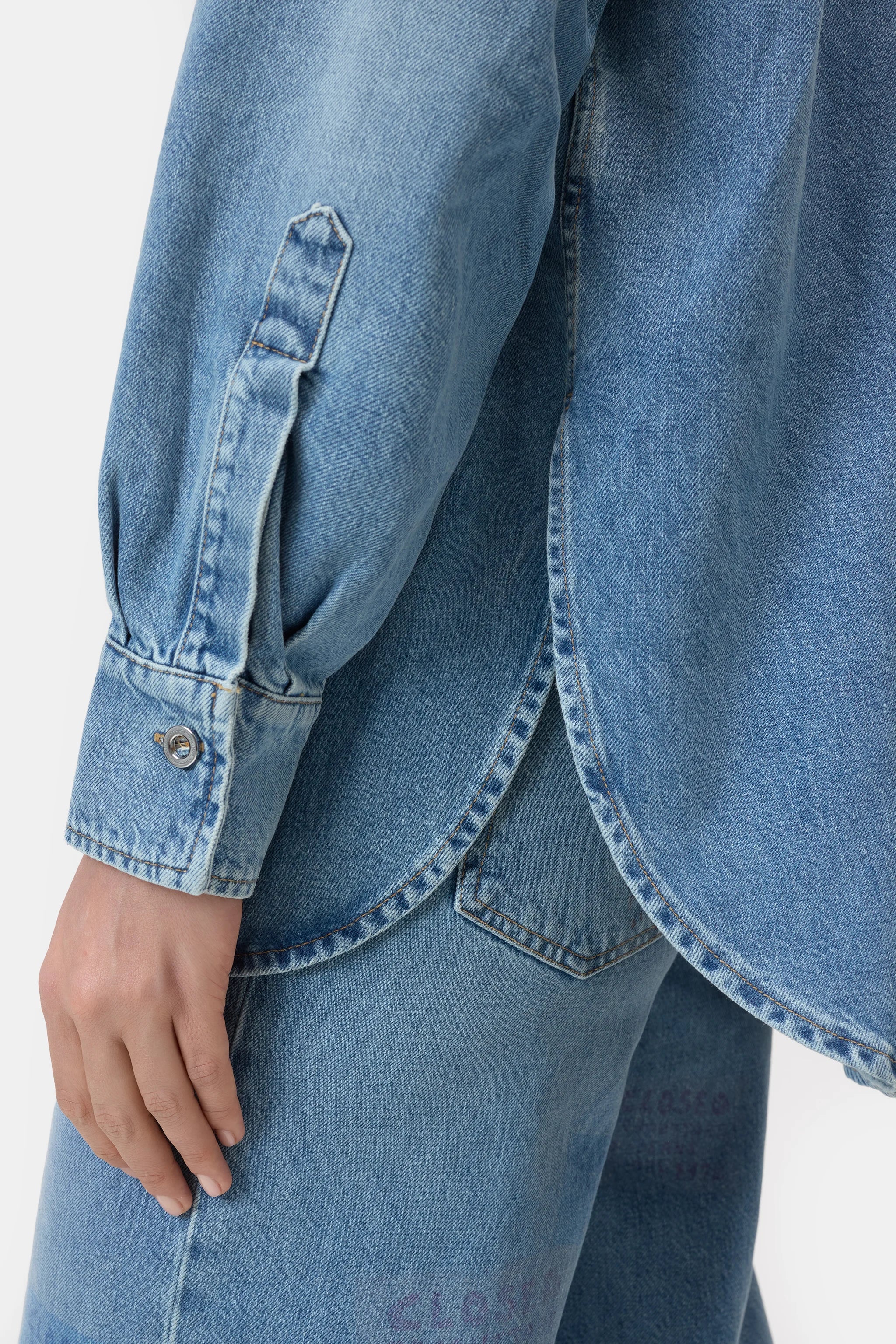 Oversized Denim Shirt