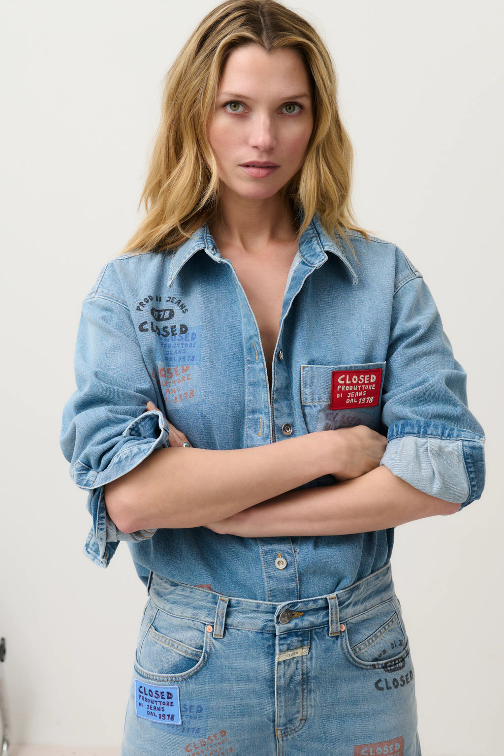 Oversized Denim Shirt