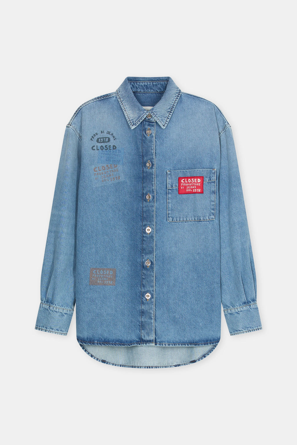 Oversized Denim Shirt