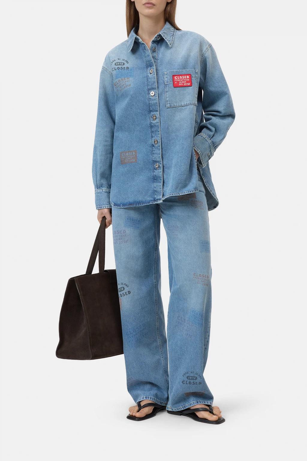 Oversized Denim Shirt