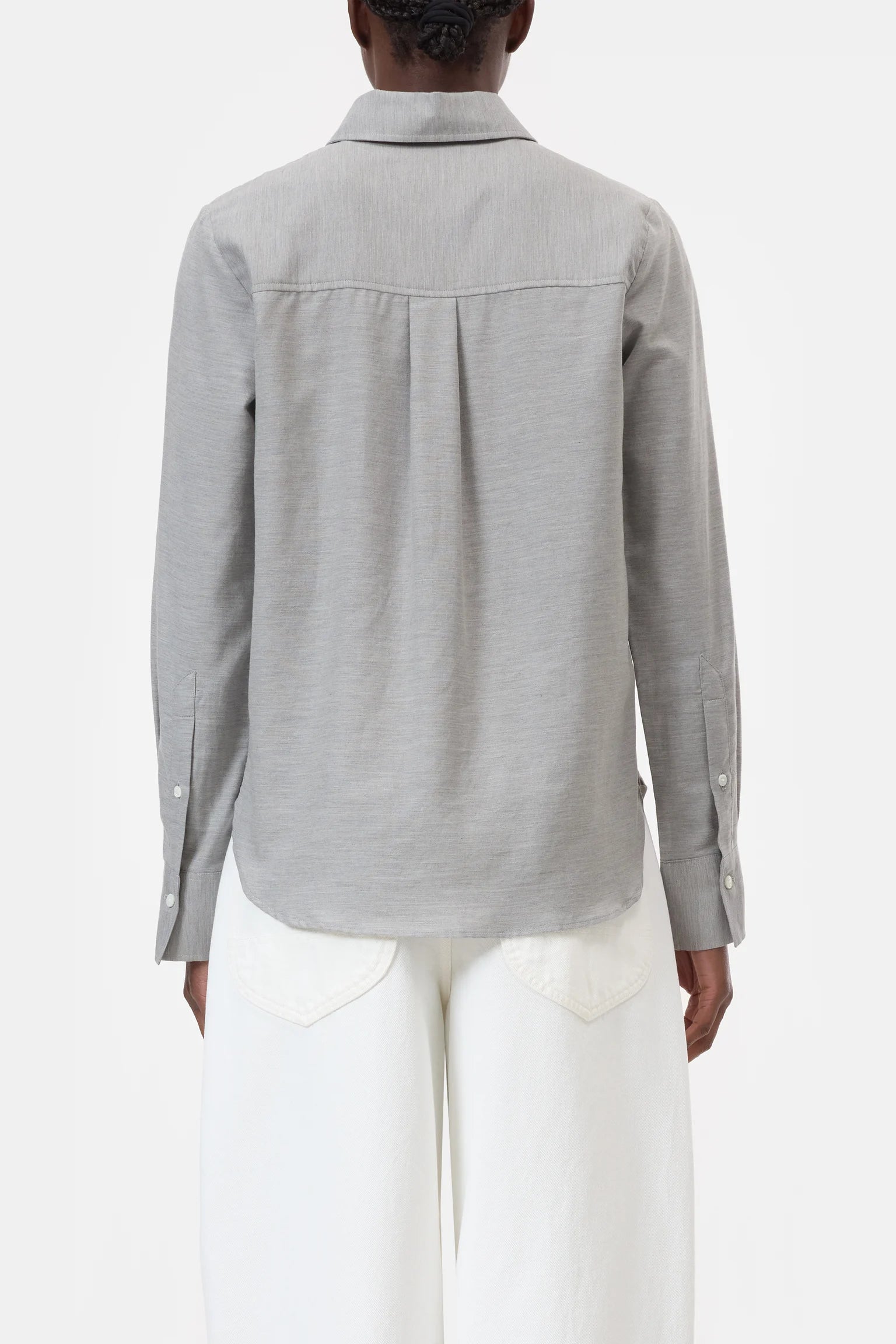 Shirt with cashmere