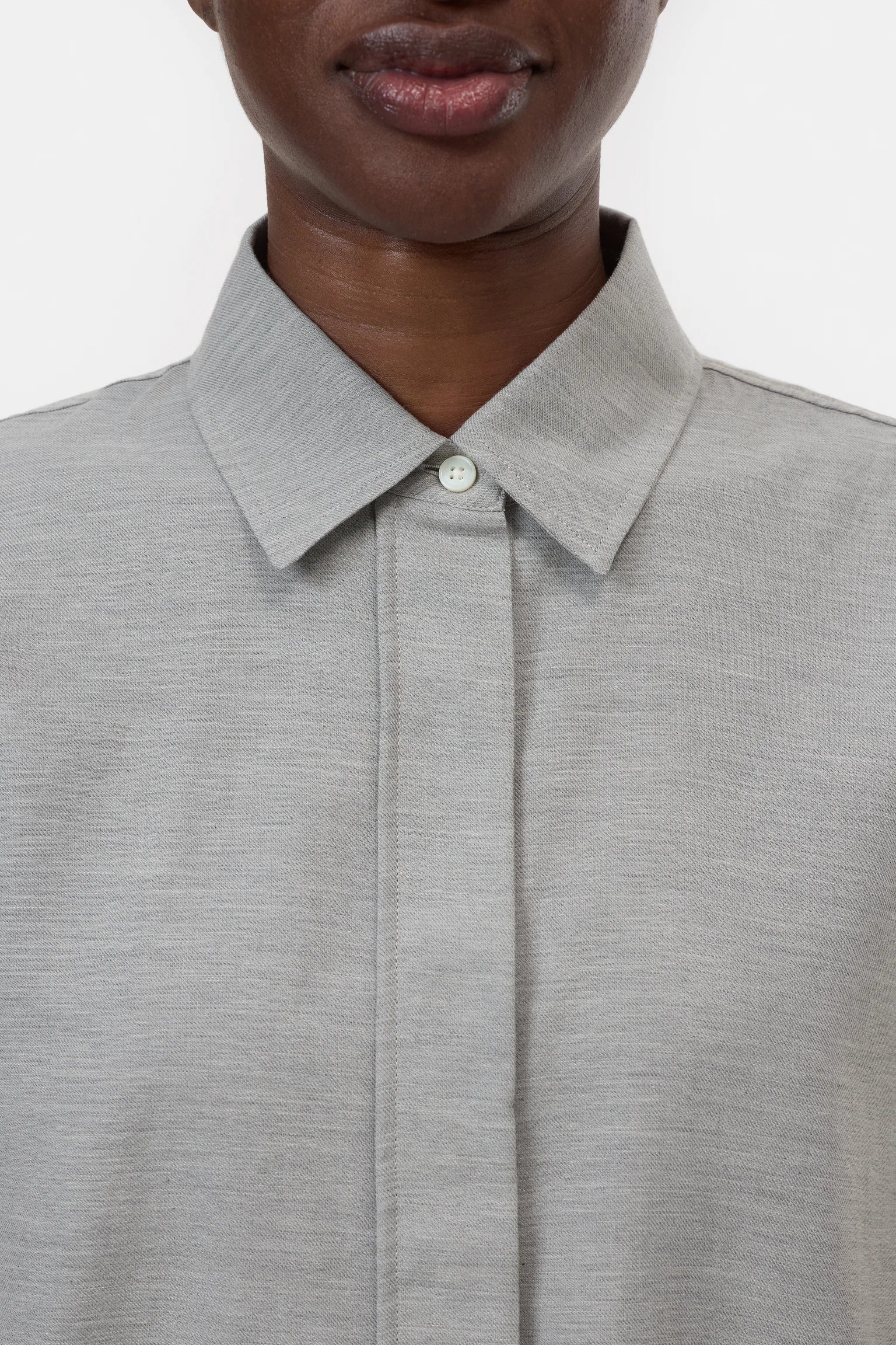 Shirt with cashmere