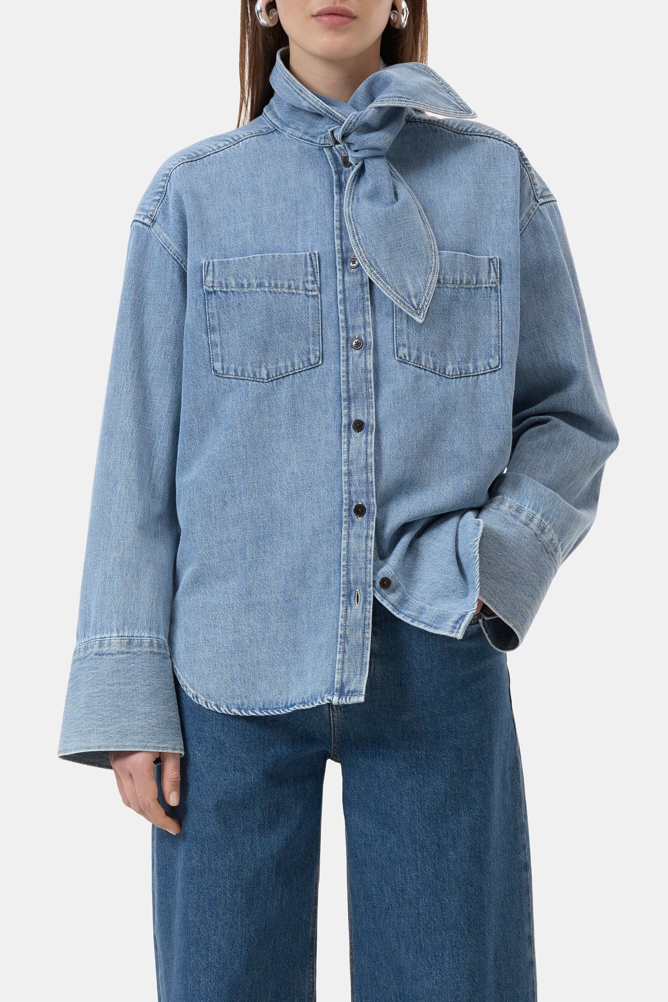 Denim shirt