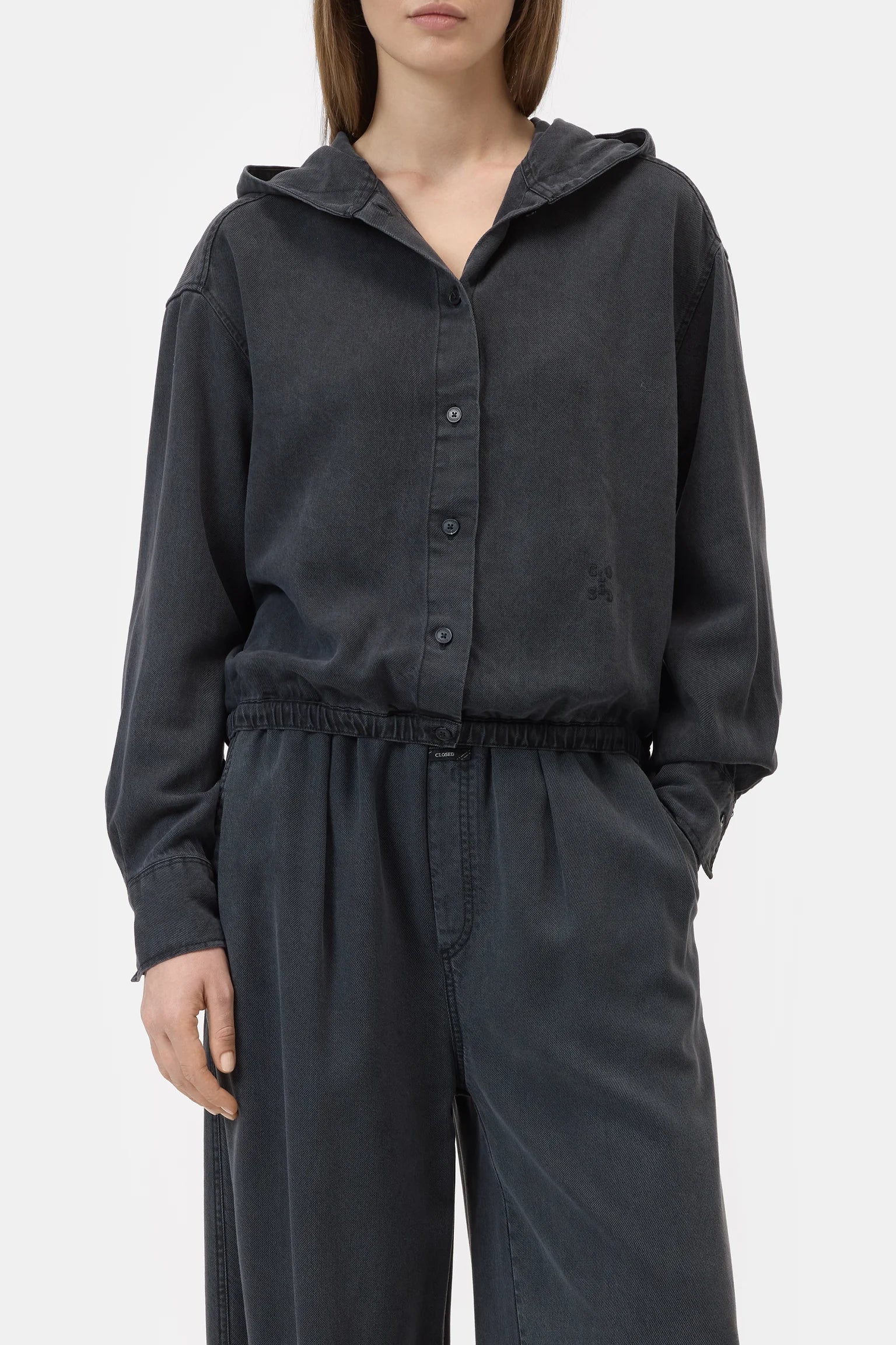 Hooded shirt
