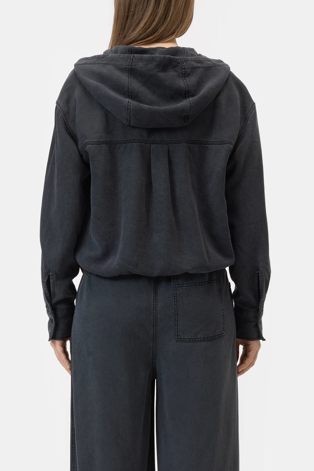 Hooded shirt
