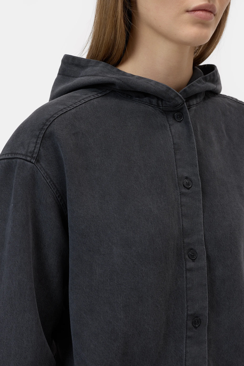 Hooded shirt