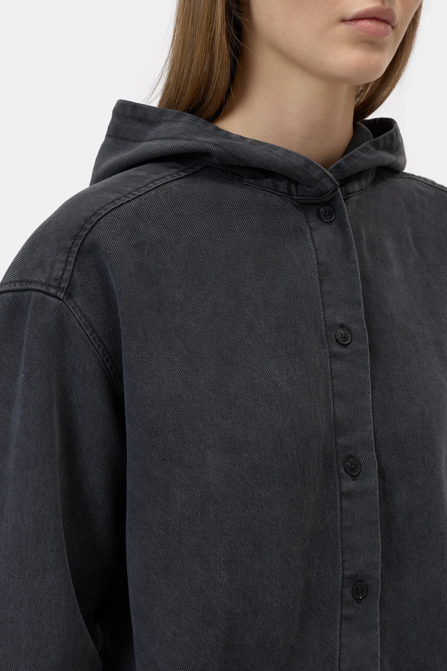 Hooded shirt