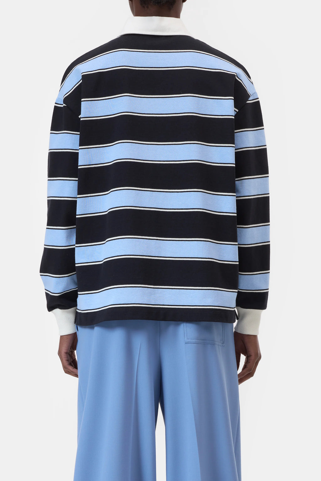 Striped rugby shirt