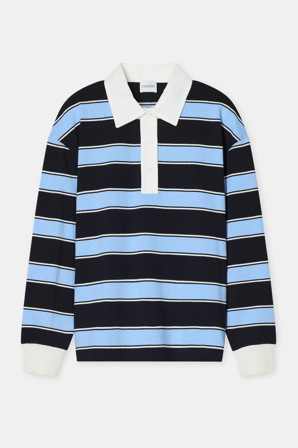 Striped rugby shirt