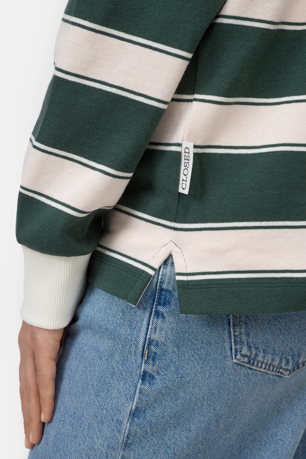 Striped rugby shirt