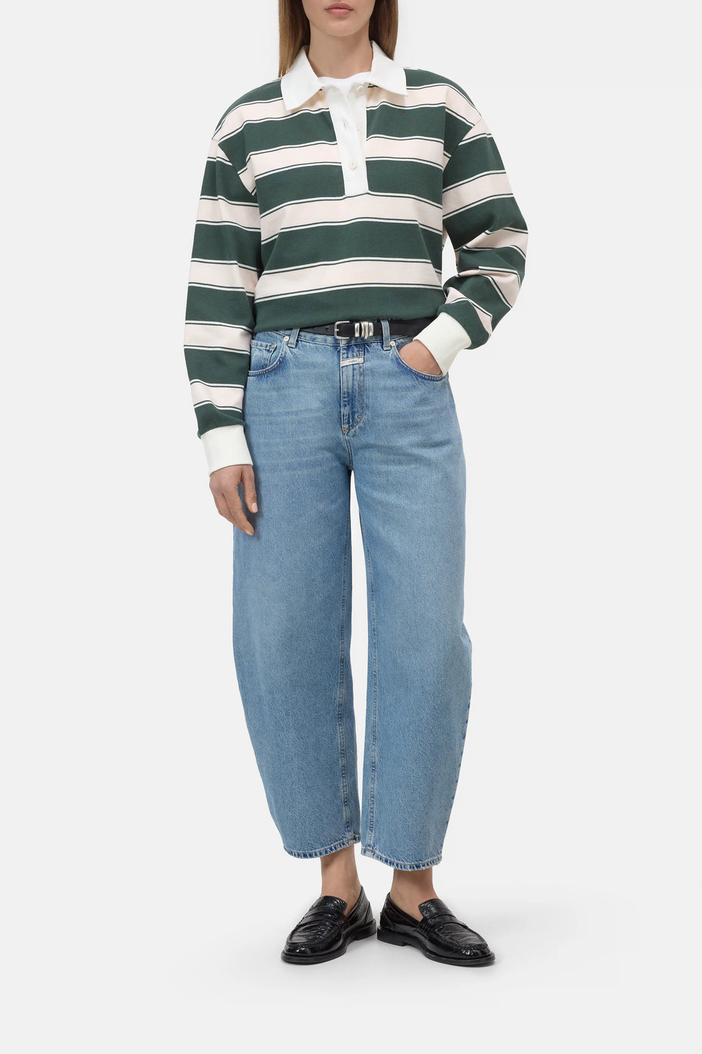 Striped rugby shirt