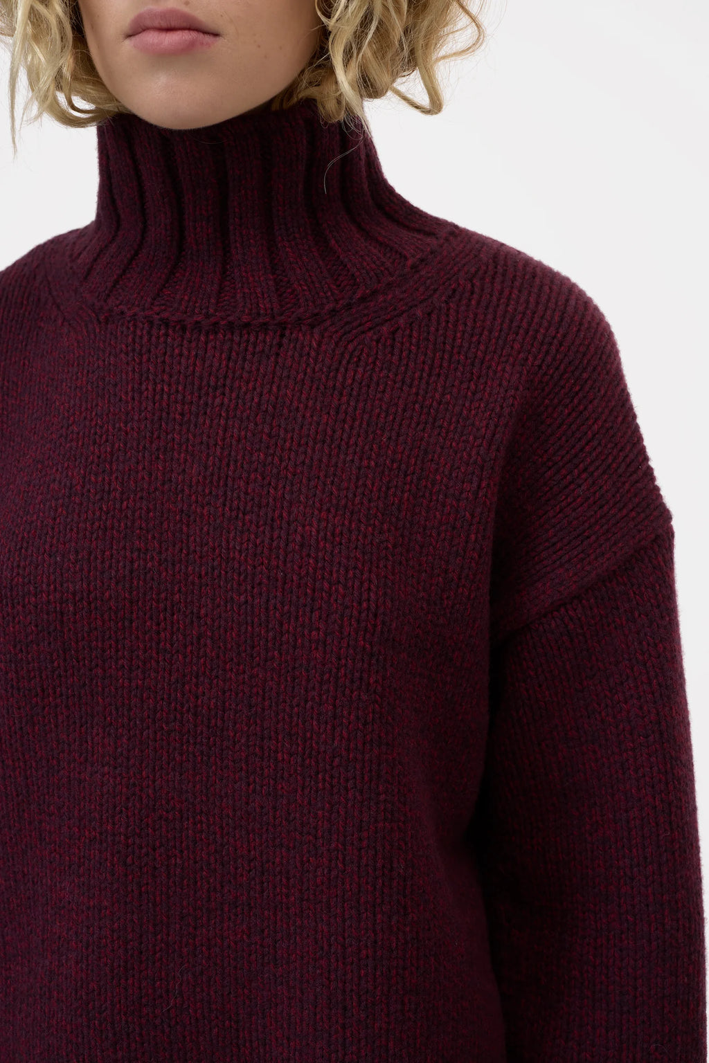 Roll neck pullover