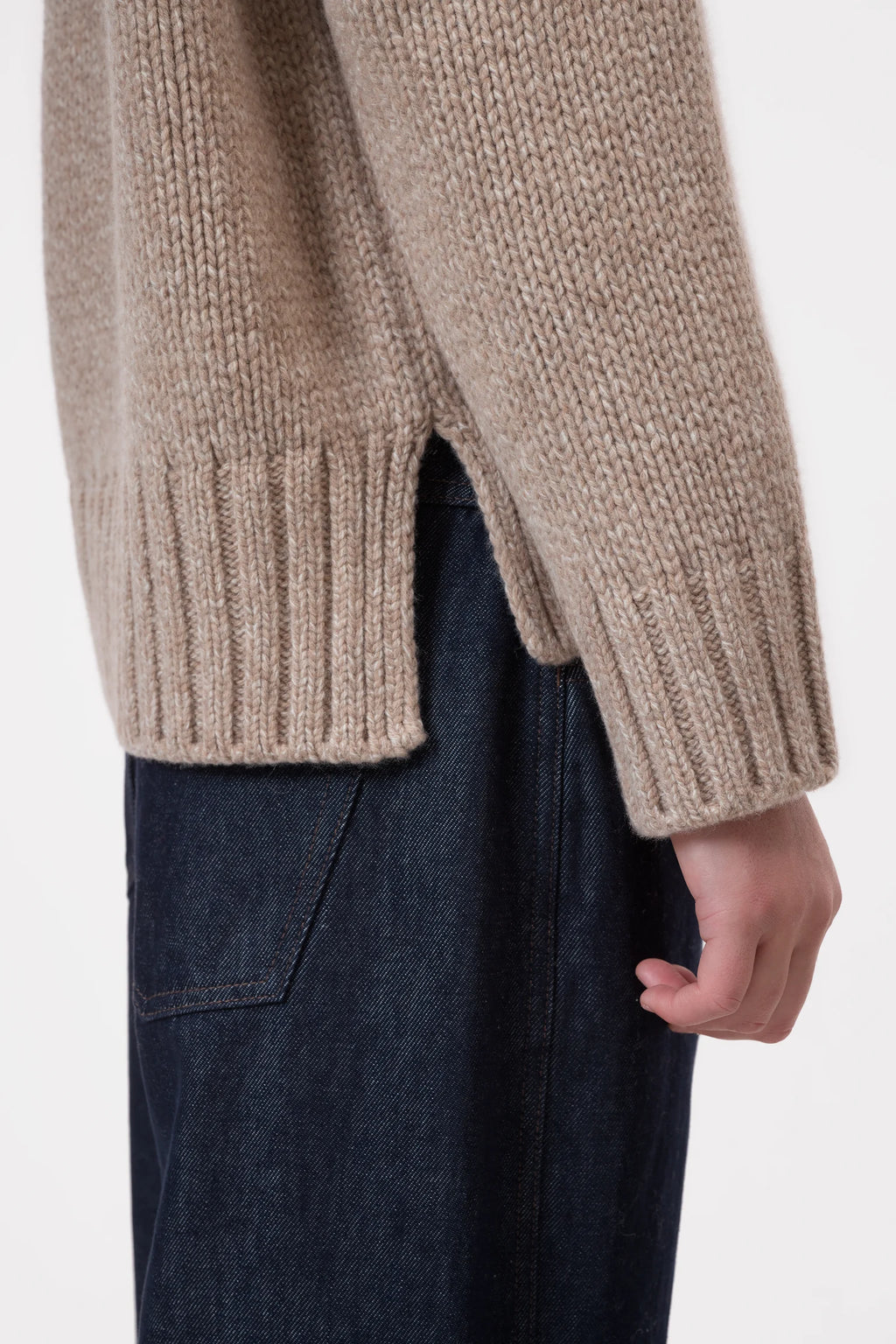 Roll neck pullover
