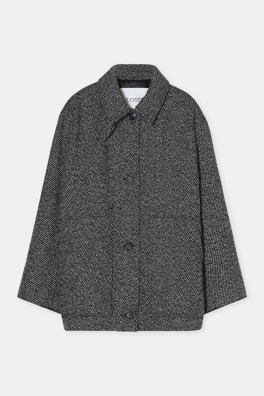 Short mouline coat