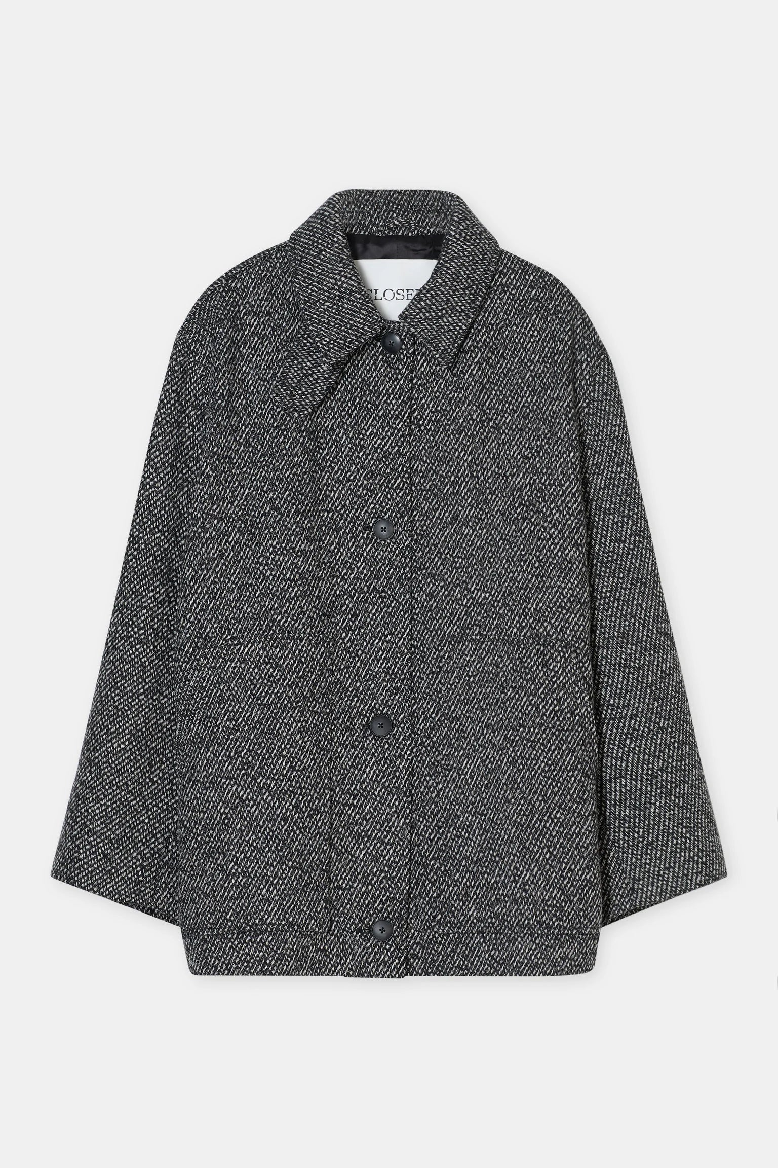 Short mouline coat
