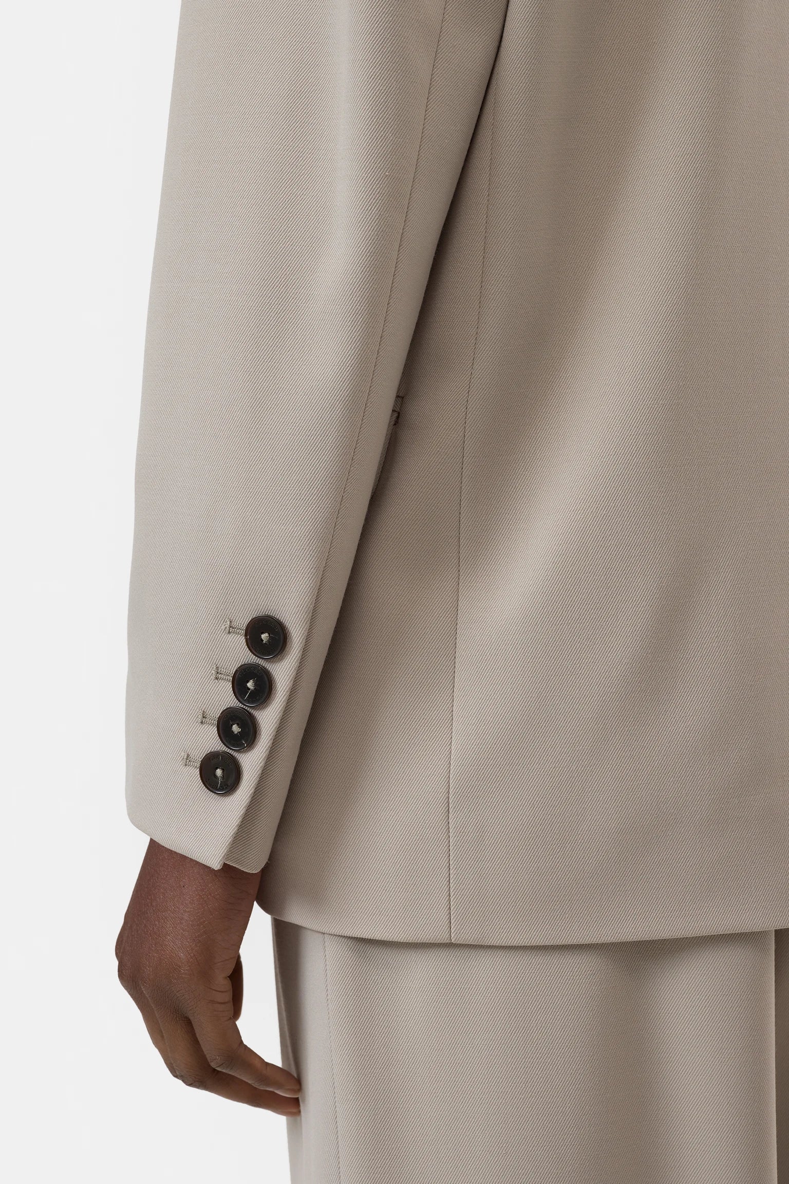 Fitted double breasted blazer