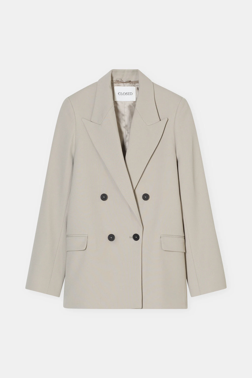 Fitted double breasted blazer