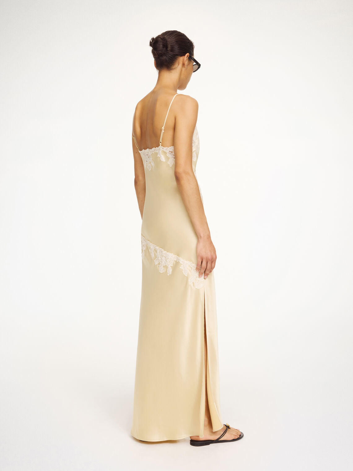 Vera satin maxi dress