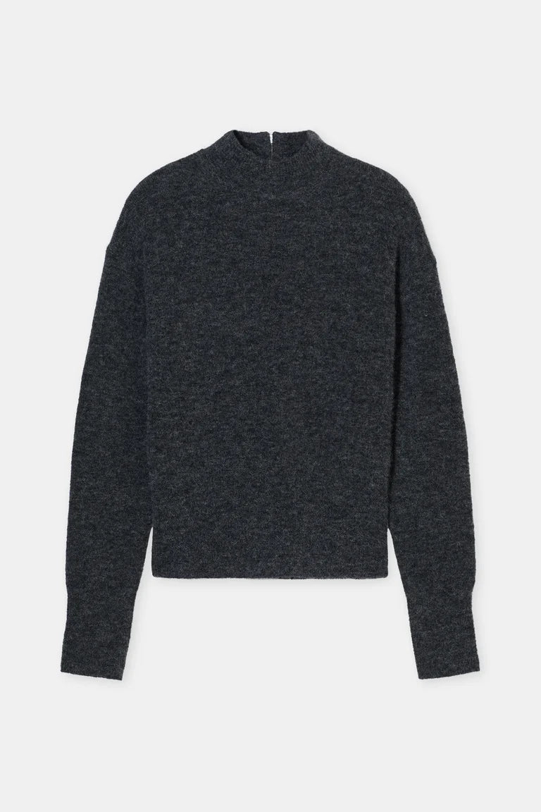 Mock neck jumper