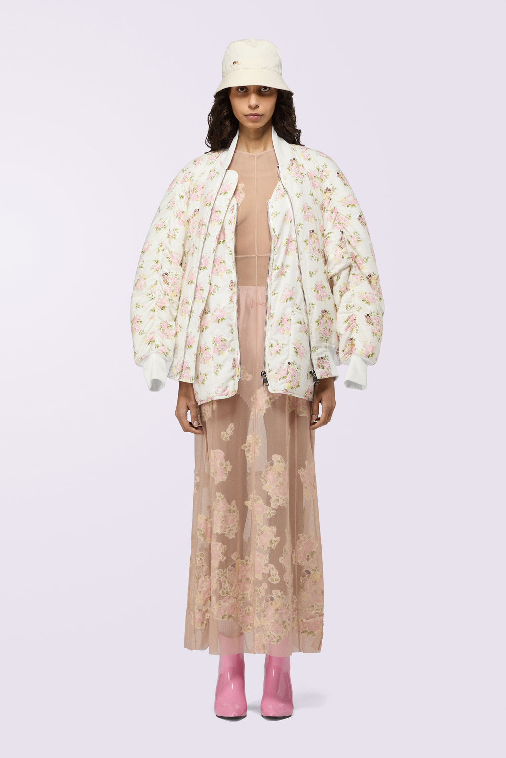 Fiorucci floral bomber