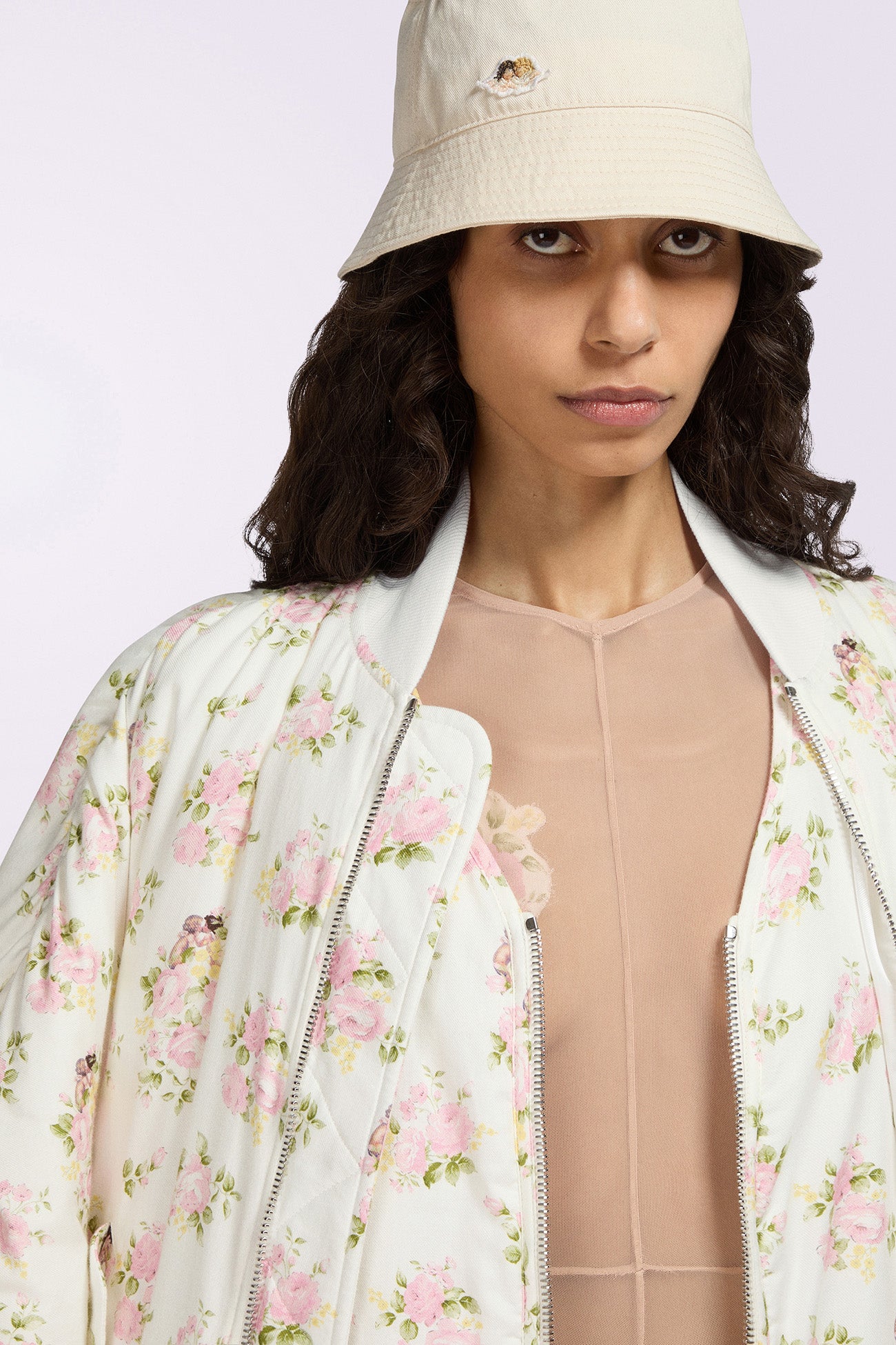 Fiorucci floral bomber